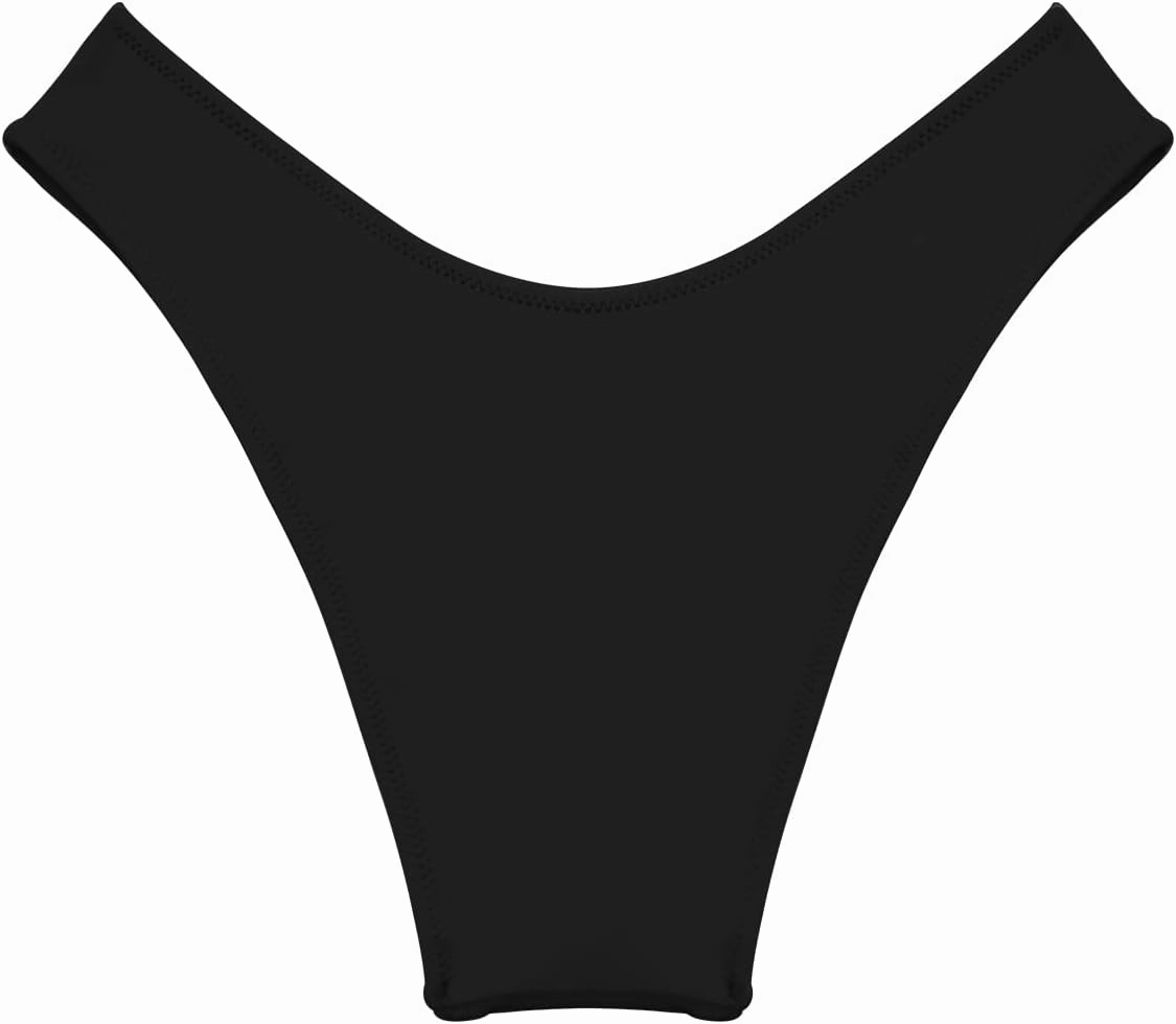 Kepblom Women's Low Rise High Cut Bikini Bottom
