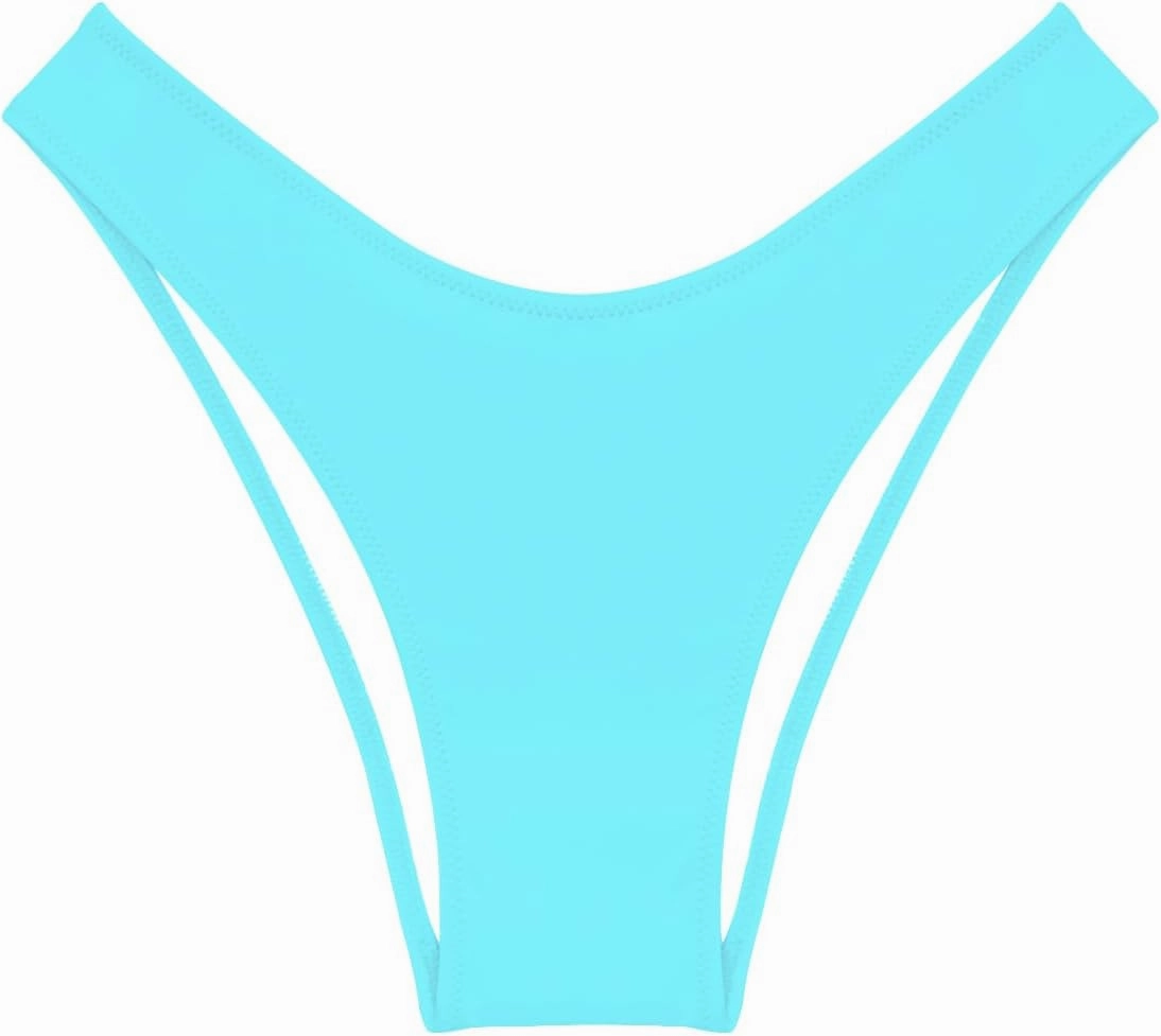 Kepblom Women's Low Rise High Cut Bikini Bottom