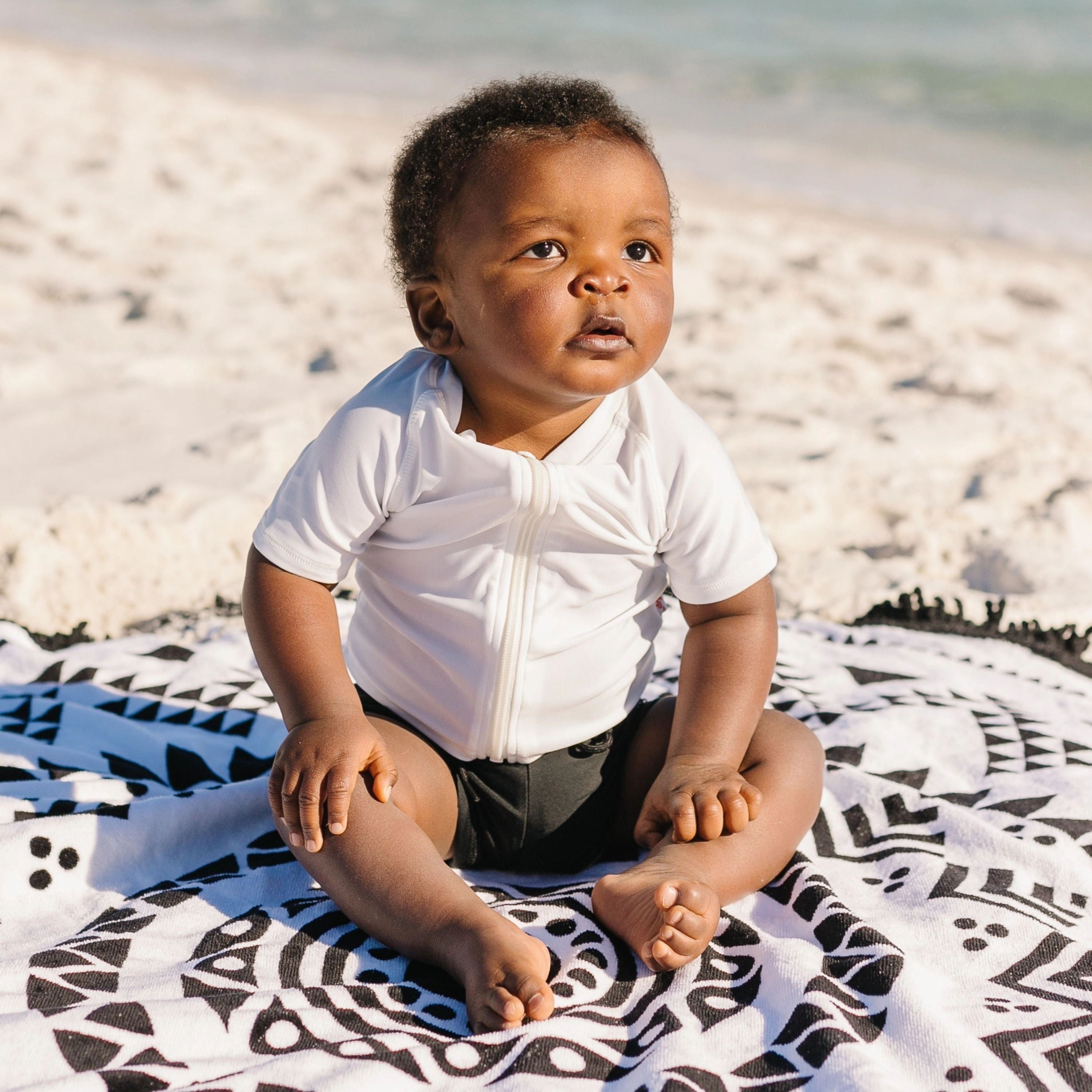 Kids Euro Swim Shorties | "Black"