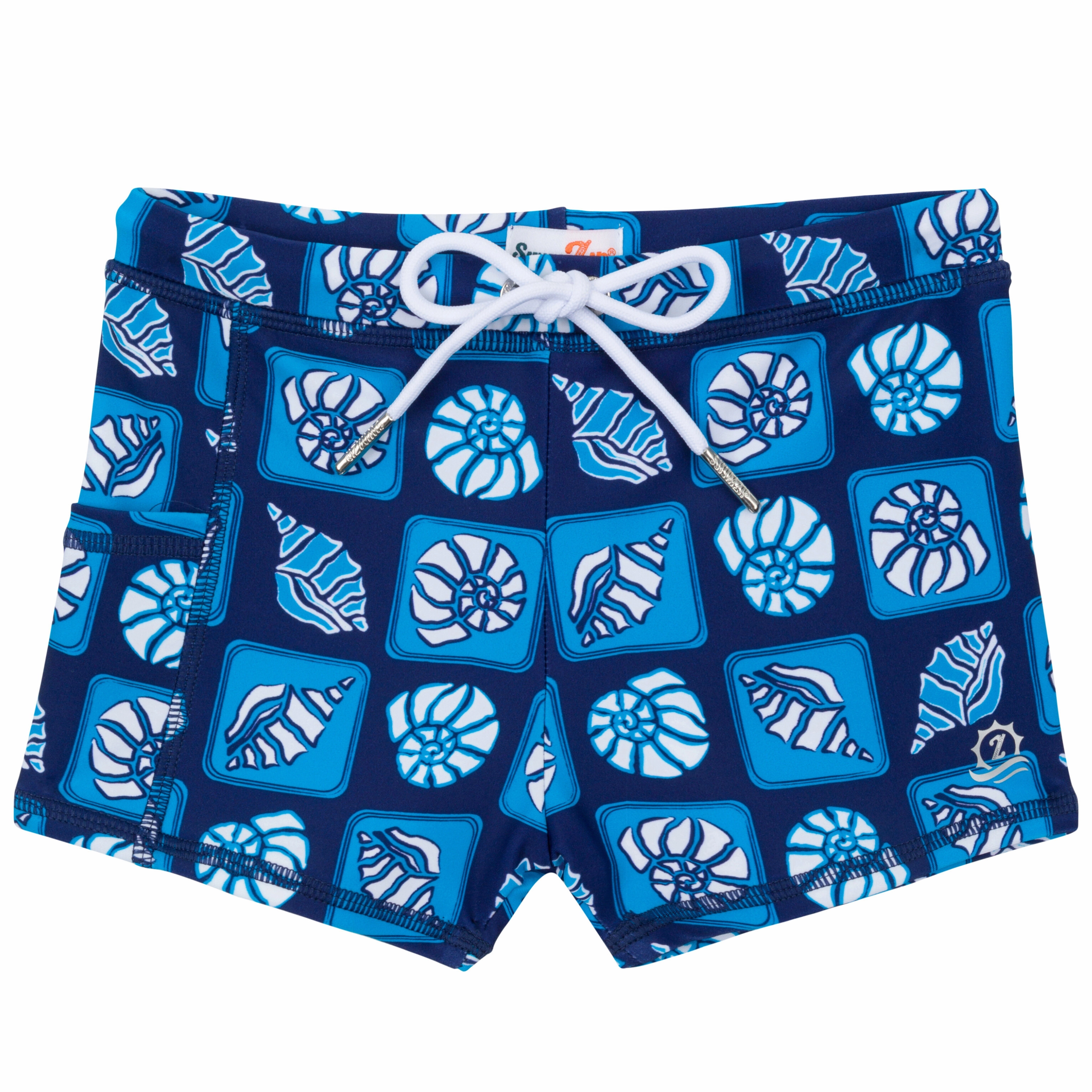 Kids Euro Swim Shorties | "Coastal"