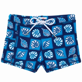 Kids Euro Swim Shorties | "Coastal"