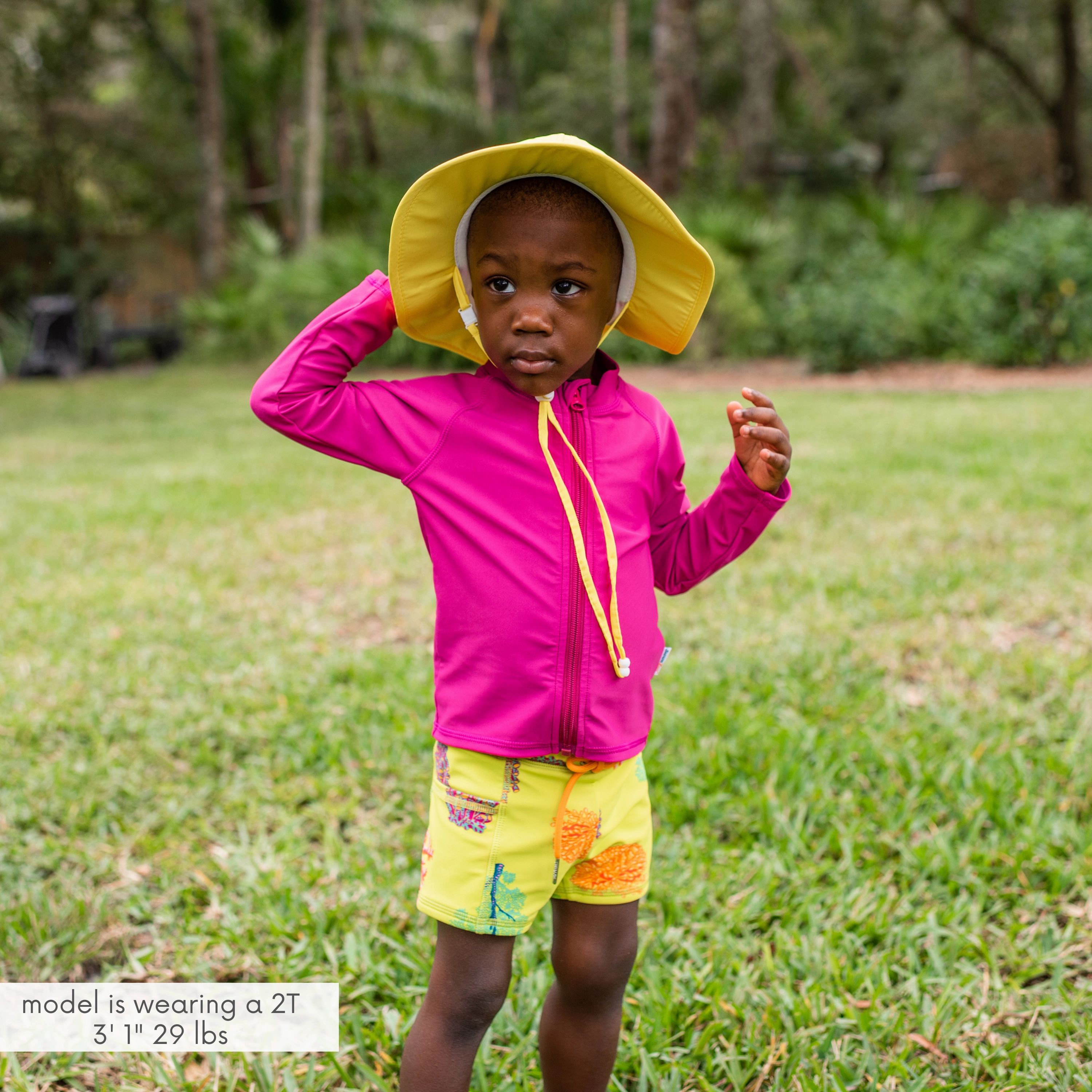 Kids Euro Swim Shorties | "Coral"