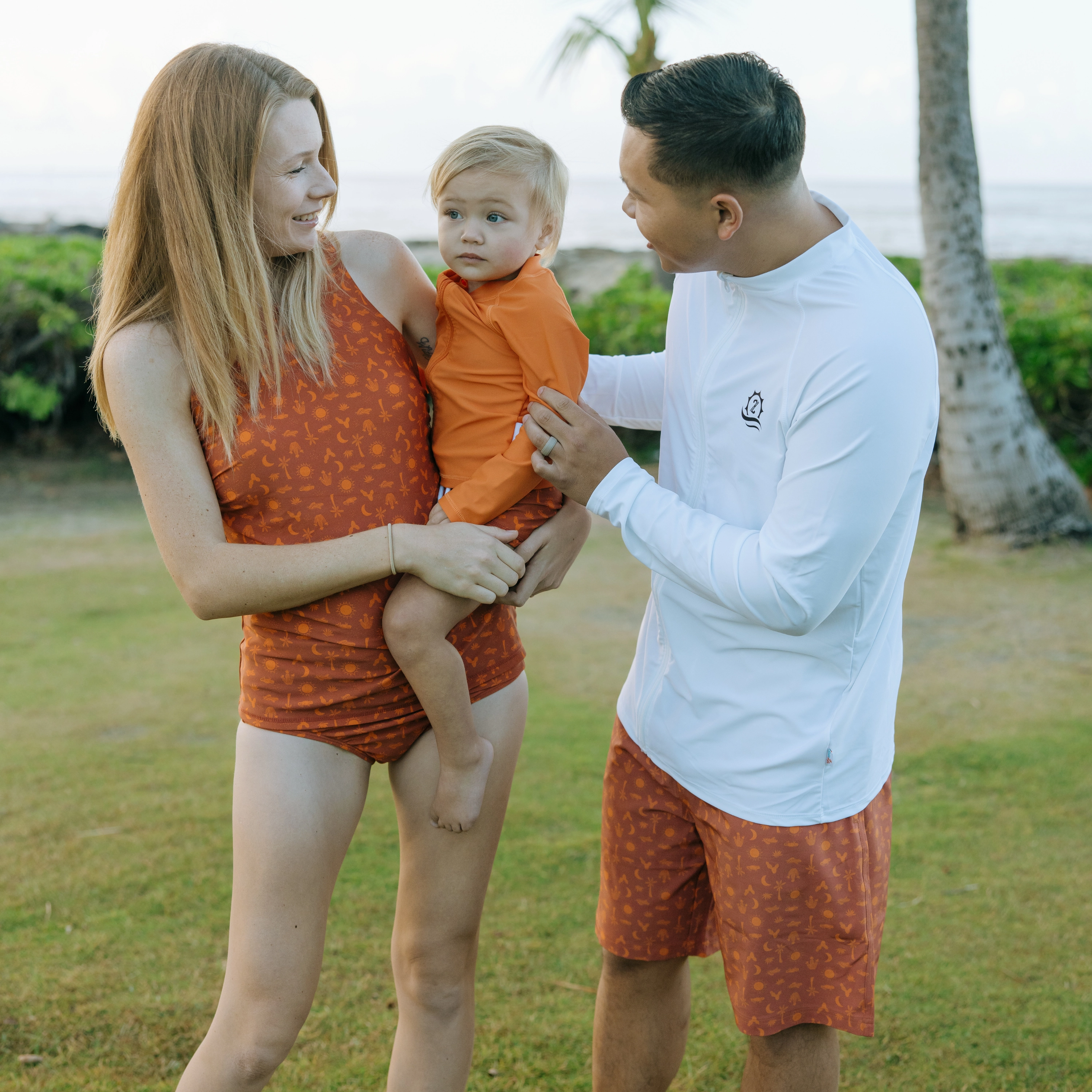Kids Euro Swim Shorties | "Desert"