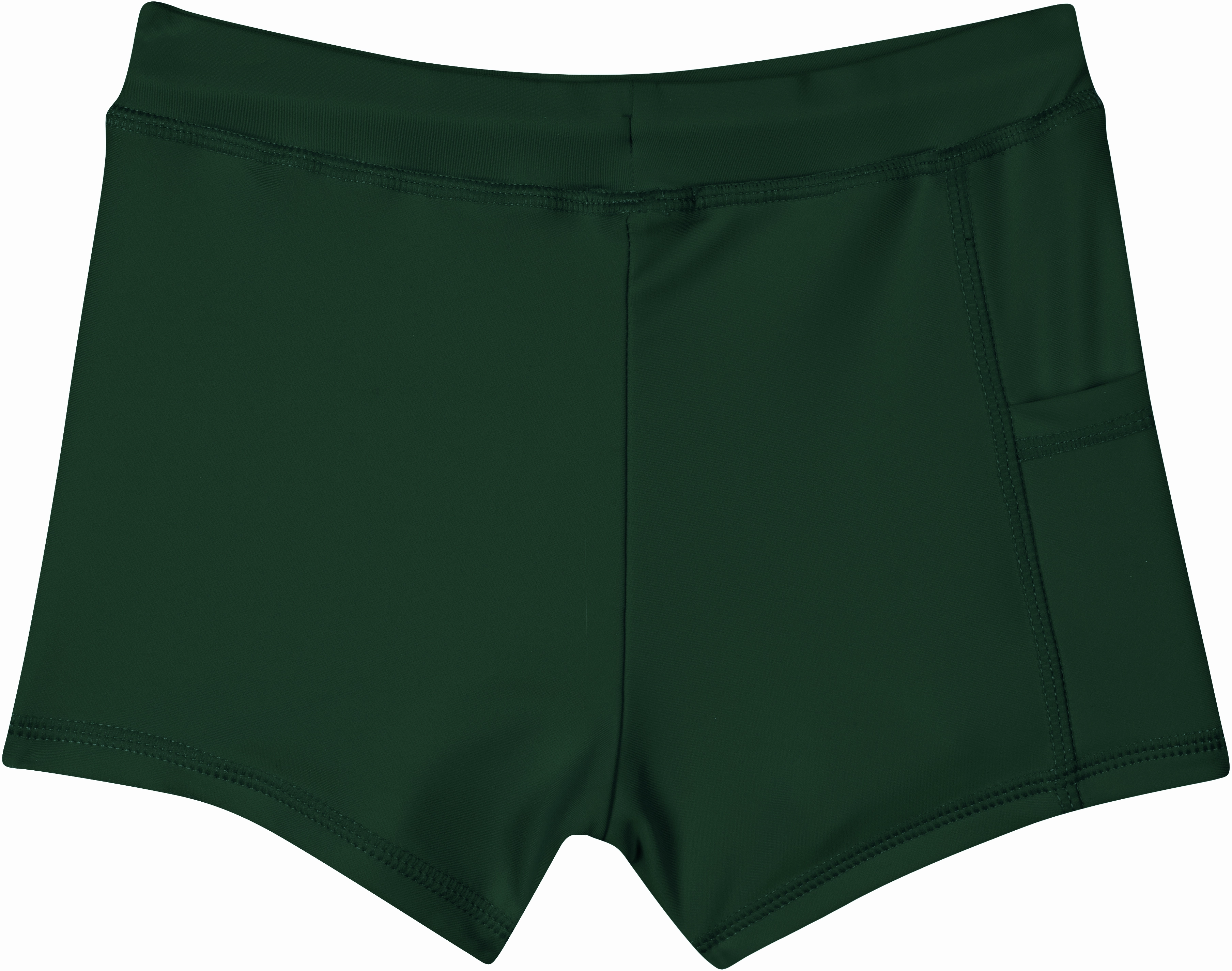 Kids Euro Swim Shorties | "Hunter Green"
