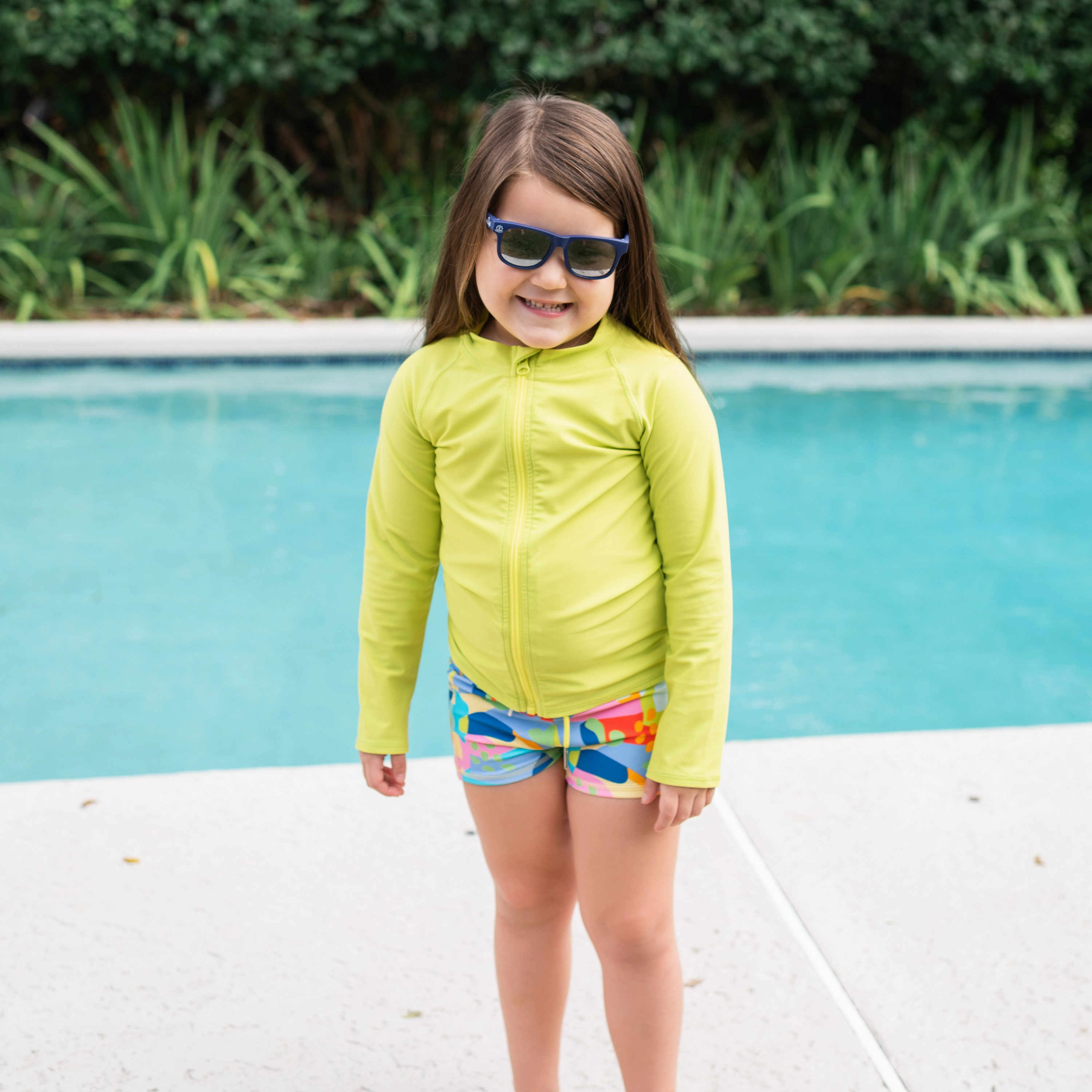 Kids Euro Swim Shorties | "Joyful"