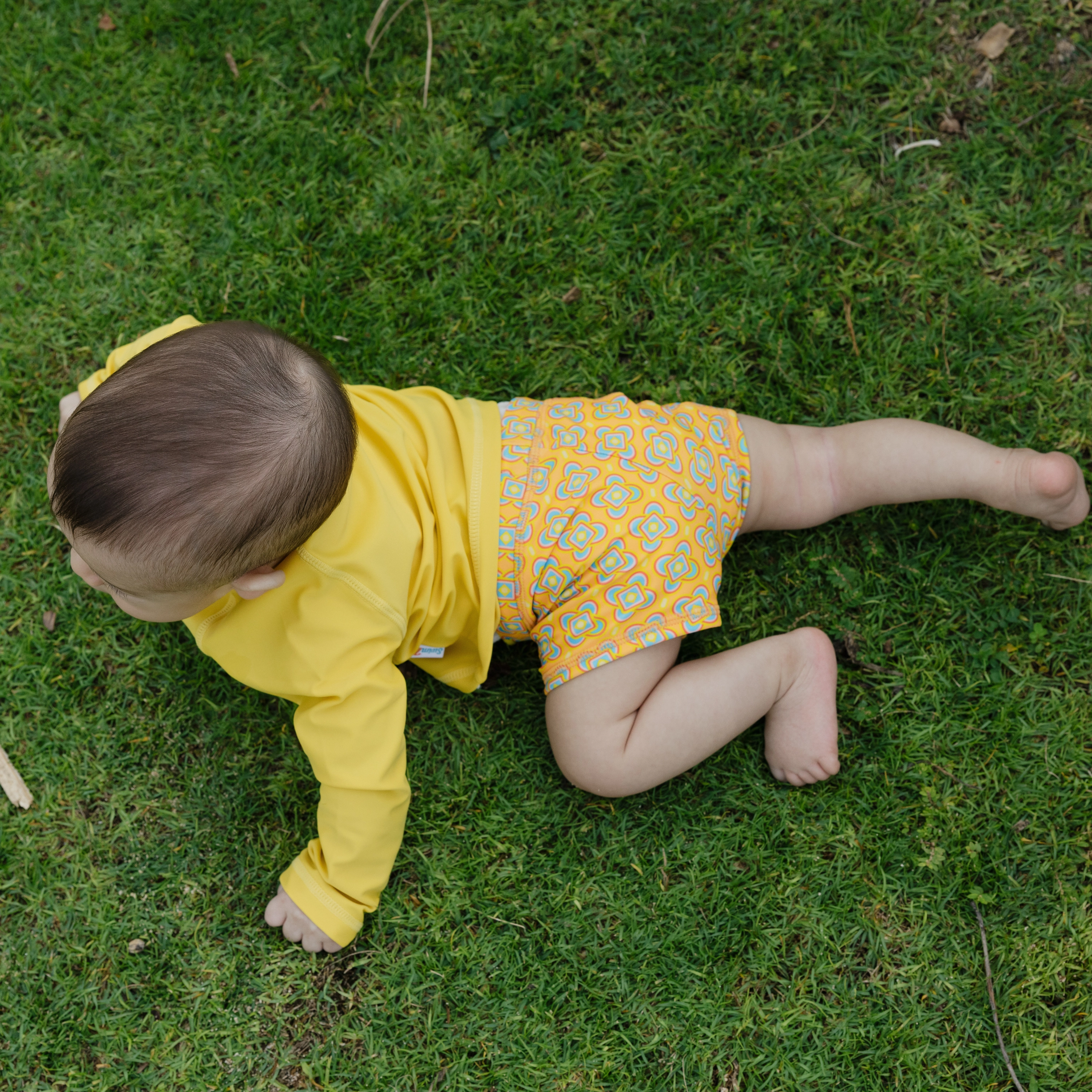 Kids Euro Swim Shorties | "Kaleidoscope"