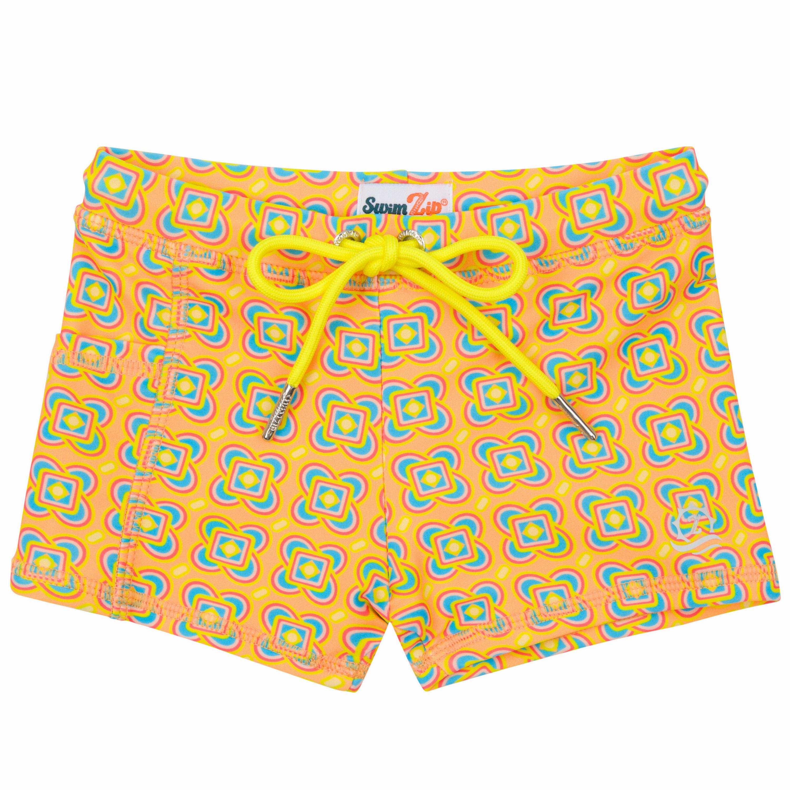 Kids Euro Swim Shorties | "Kaleidoscope"