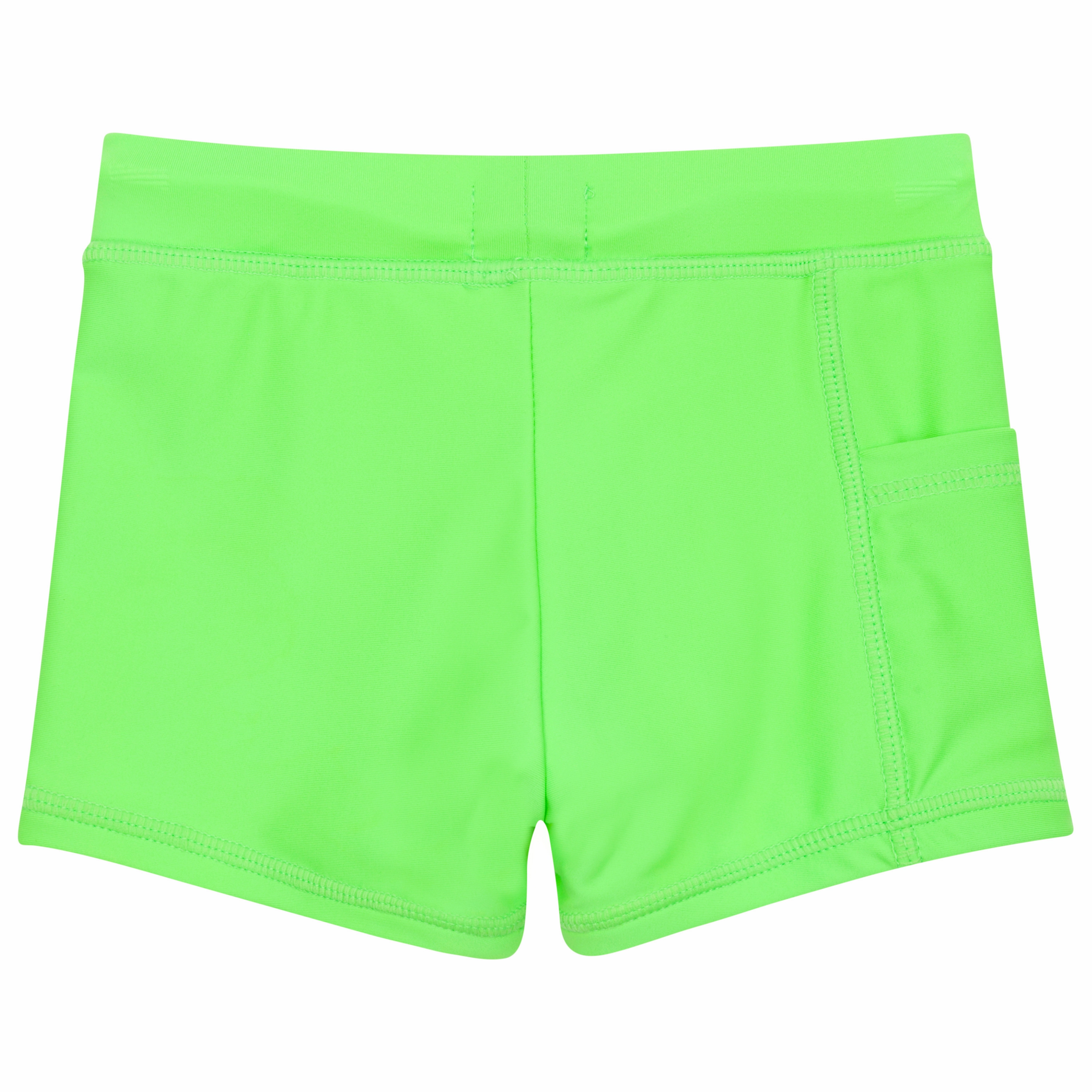 Kids Euro Swim Shorties | "Neon Green"
