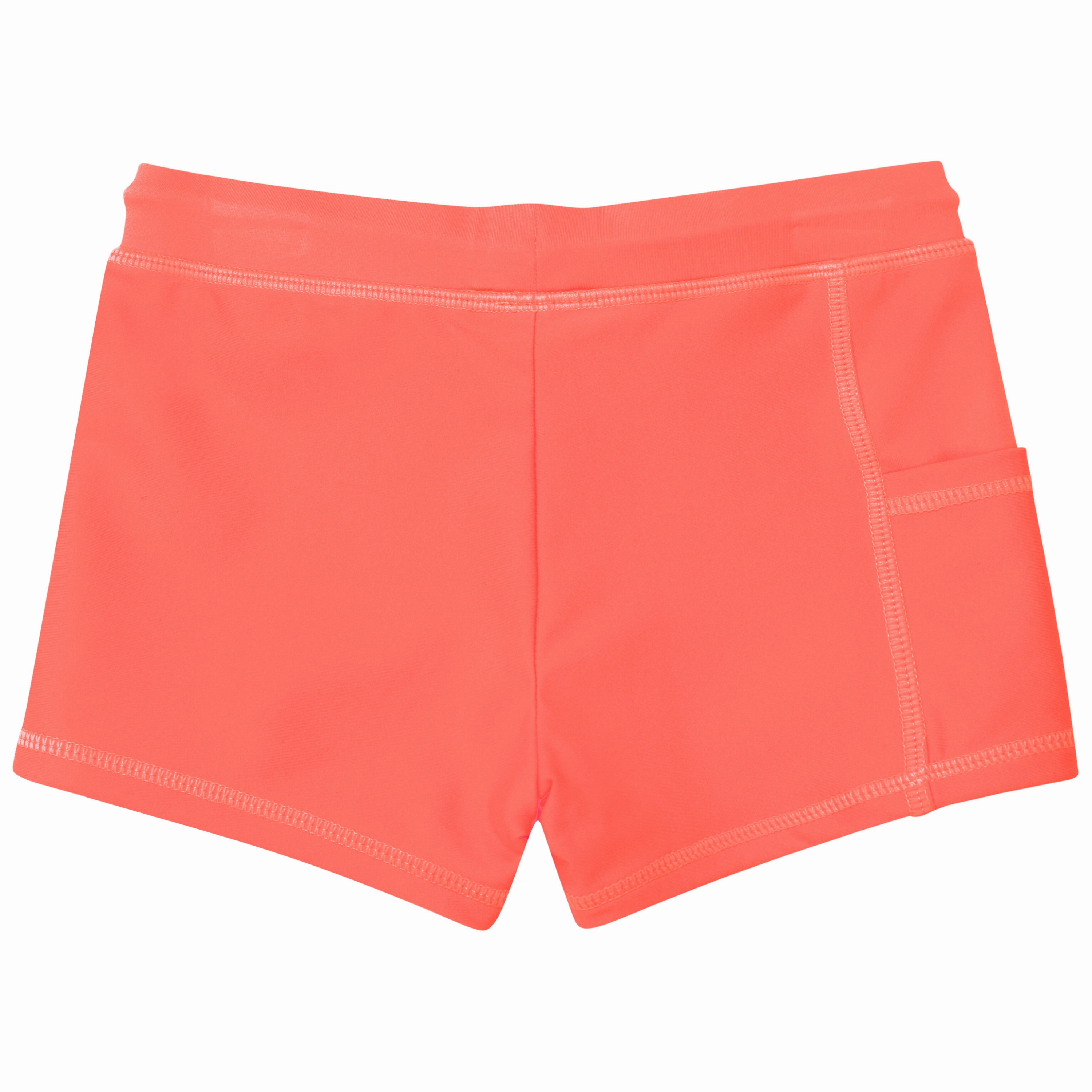 Kids Euro Swim Shorties | "Neon Orange"