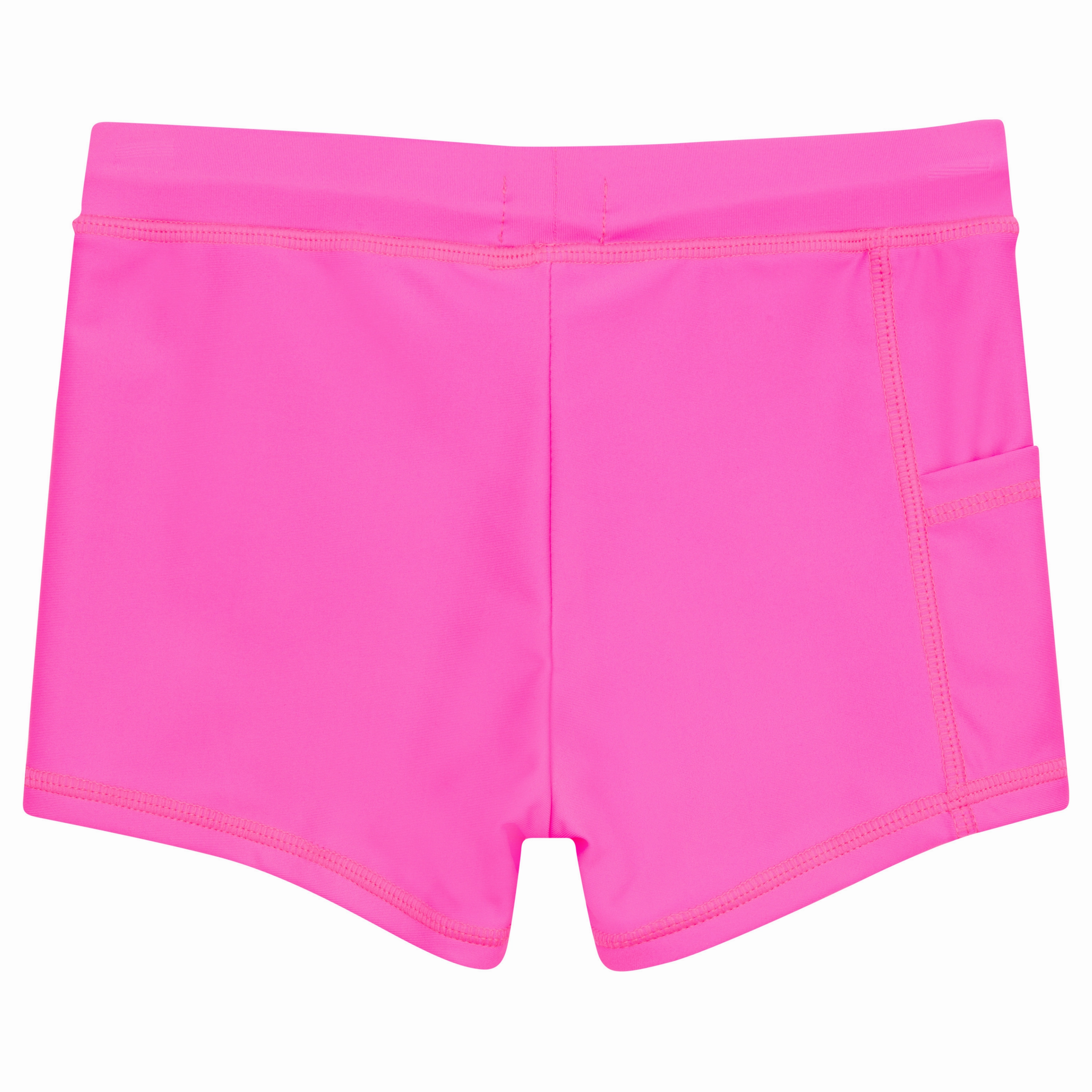 Kids Euro Swim Shorties | "Neon Pink"