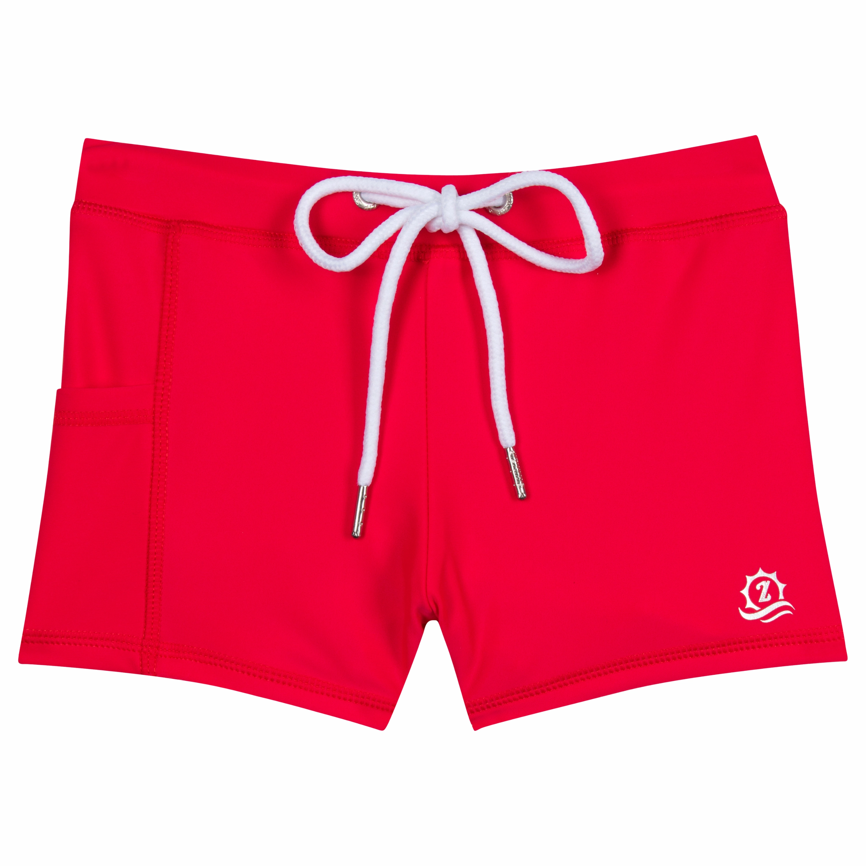 Kids Euro Swim Shorties | "Red"