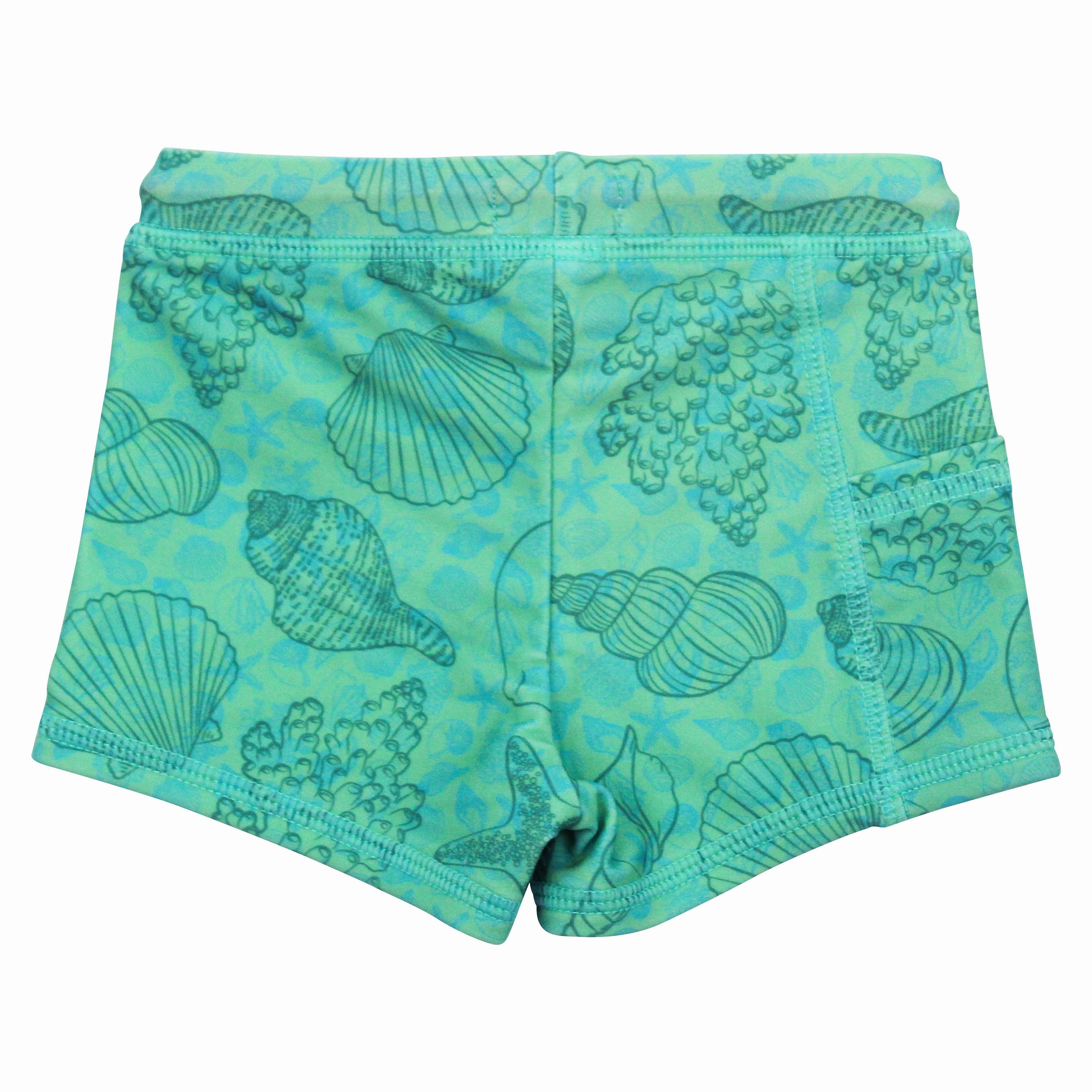 Kids Euro Swim Shorties | "Seashell"