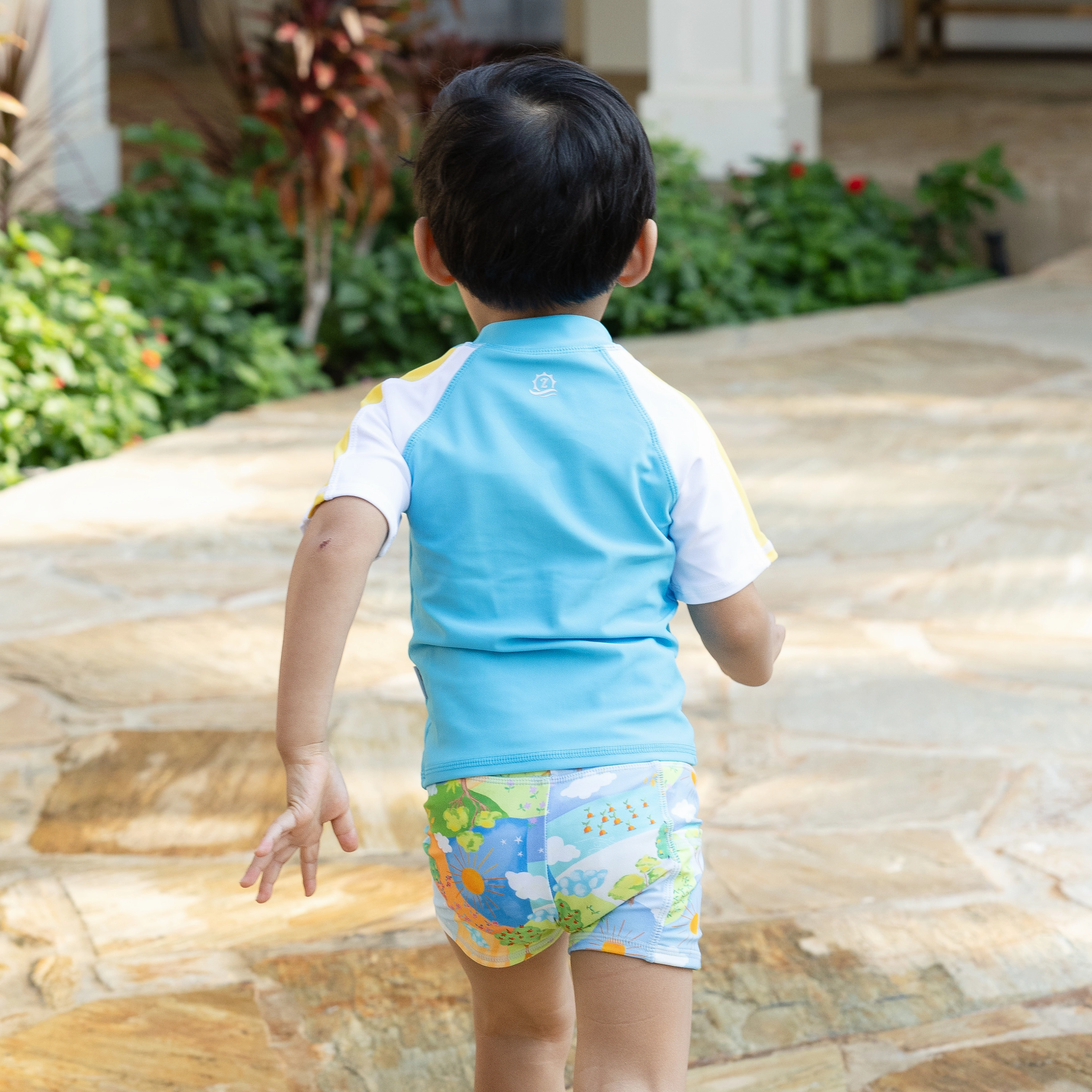 Kids Euro Swim Shorties | "Sunshine"