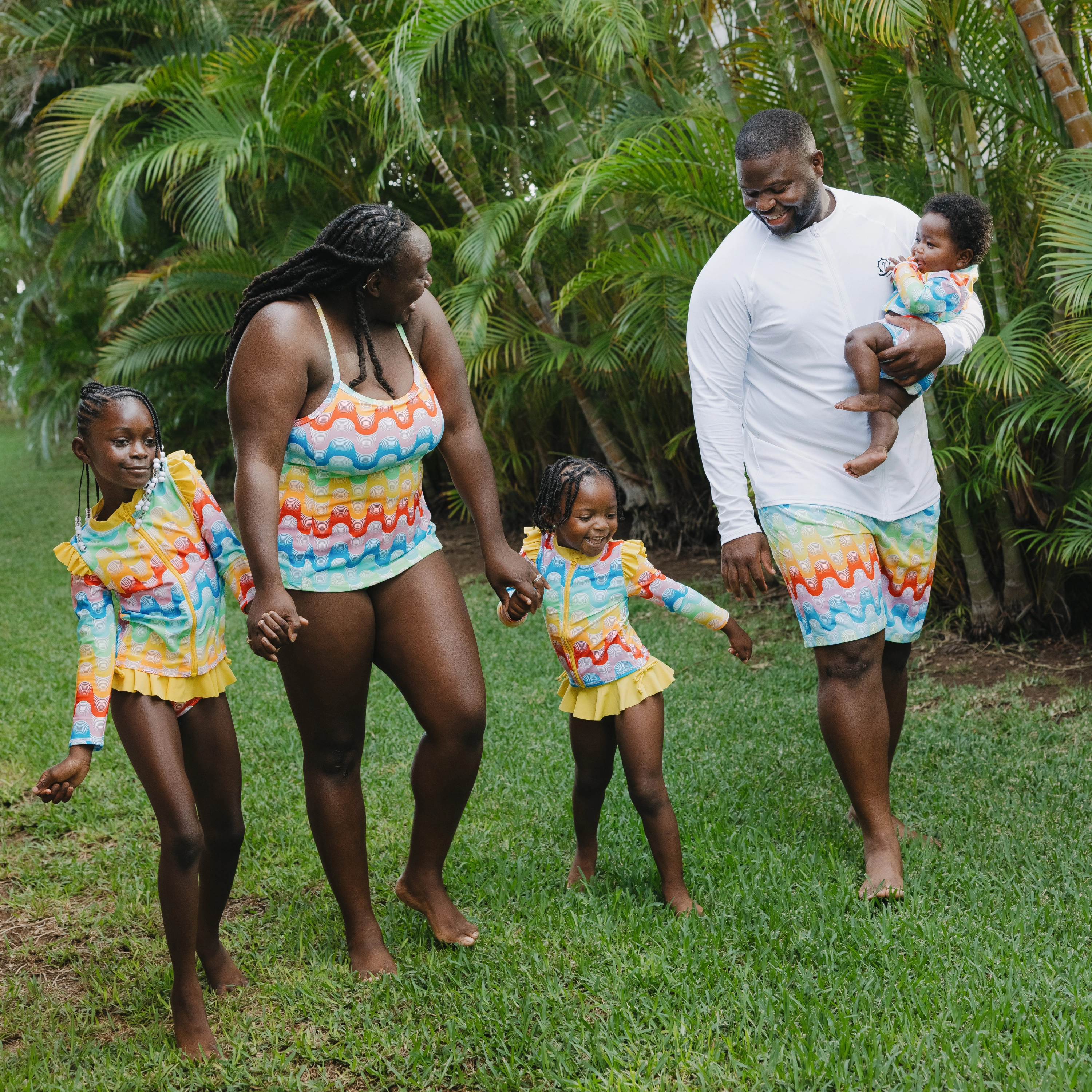 Kids Euro Swim Shorties | "Surf's Up"