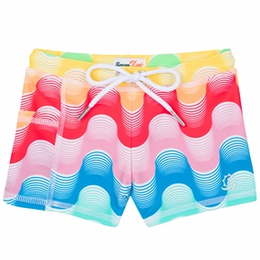 Kids Euro Swim Shorties | "Surf's Up"