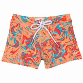 Kids Euro Swim Shorties | "Swirl"