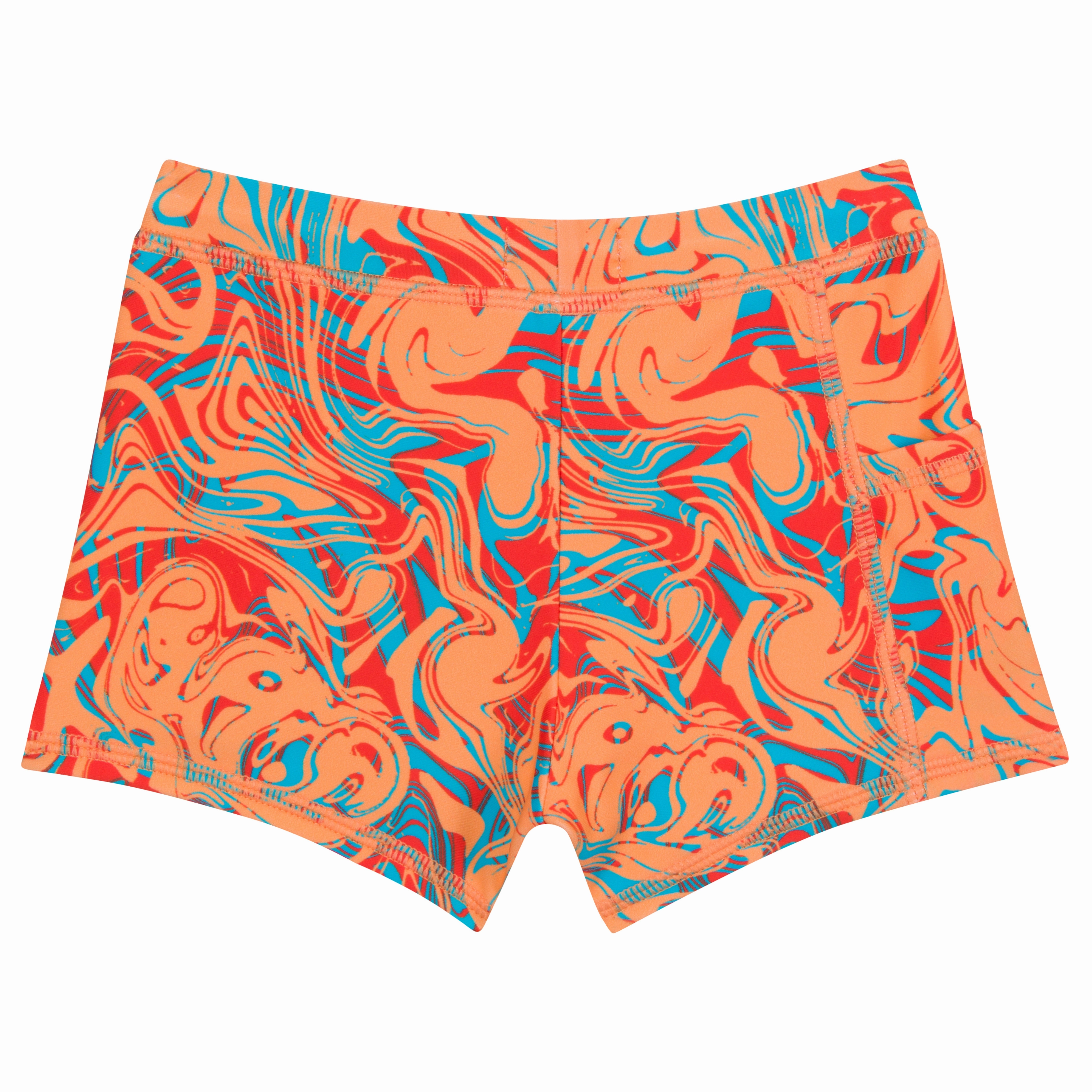 Kids Euro Swim Shorties | "Swirl"