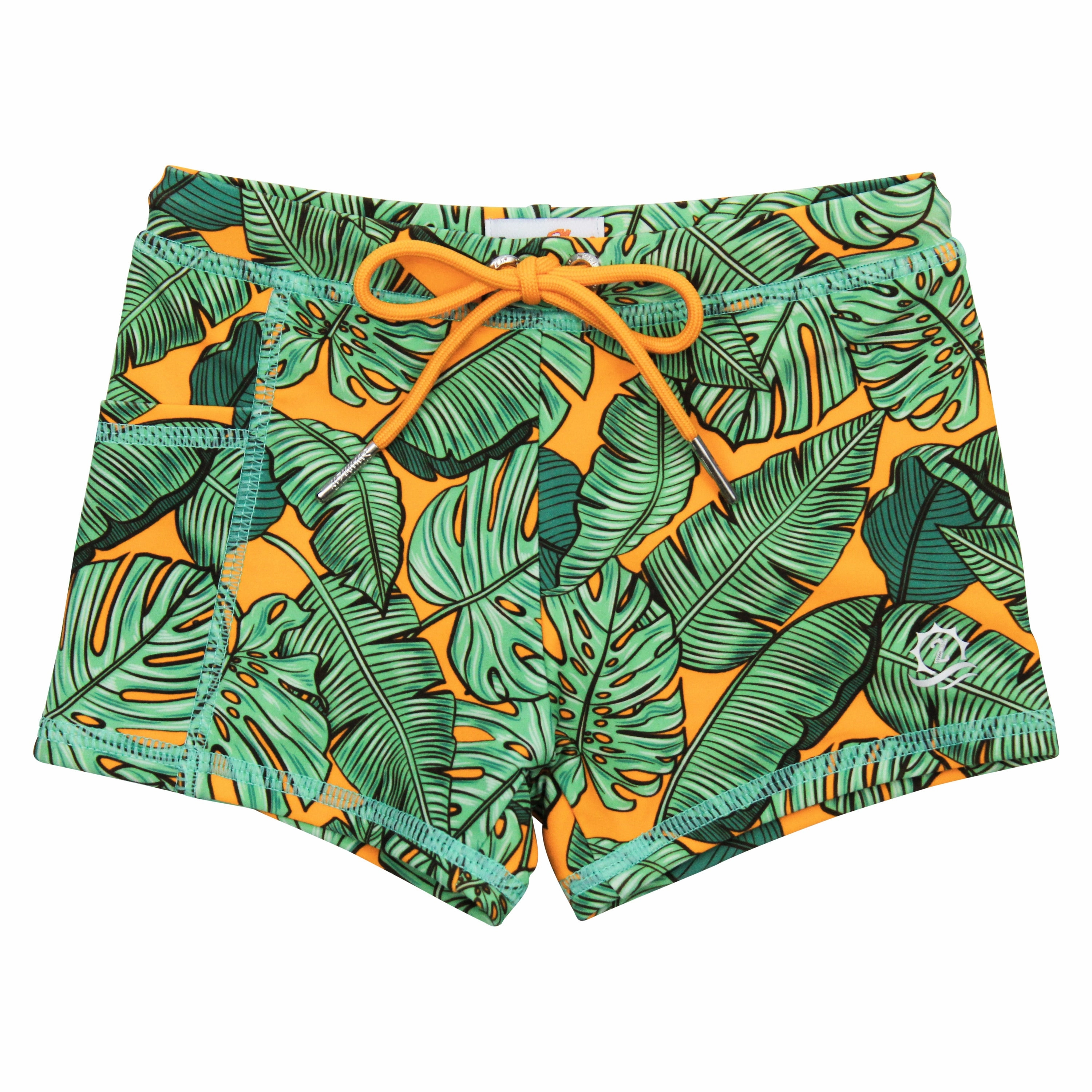 Kids Euro Swim Shorties | "The Tropics"