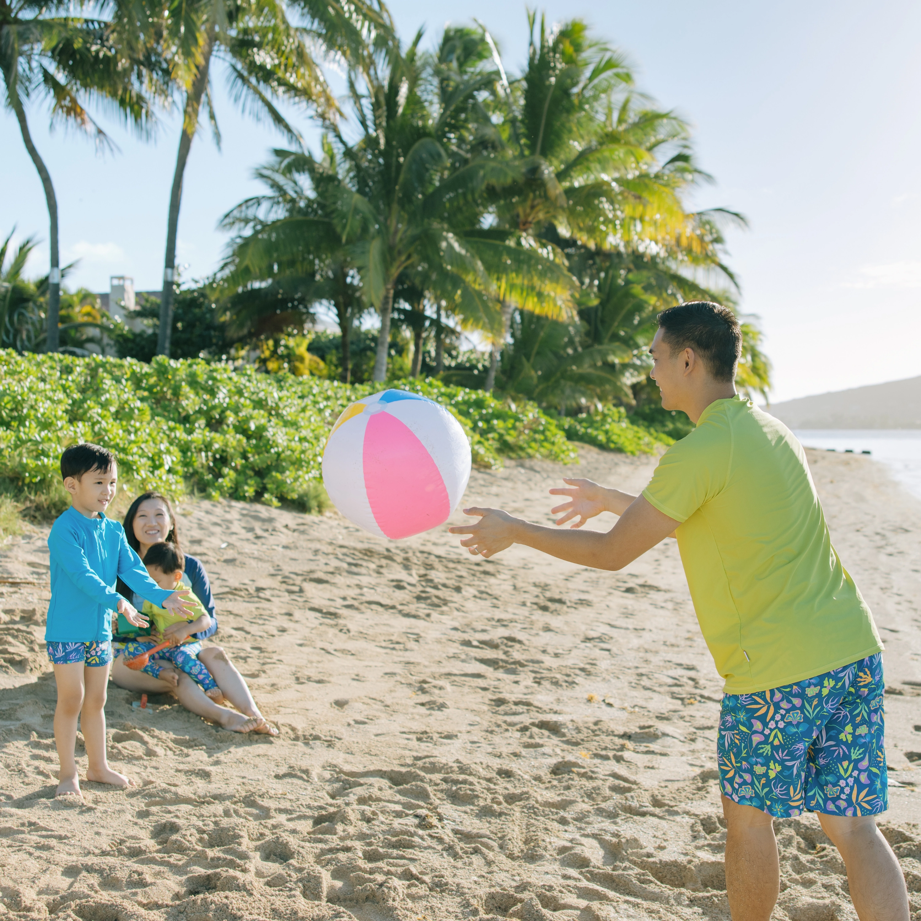 Kids Euro Swim Shorties | "Tropadelic"