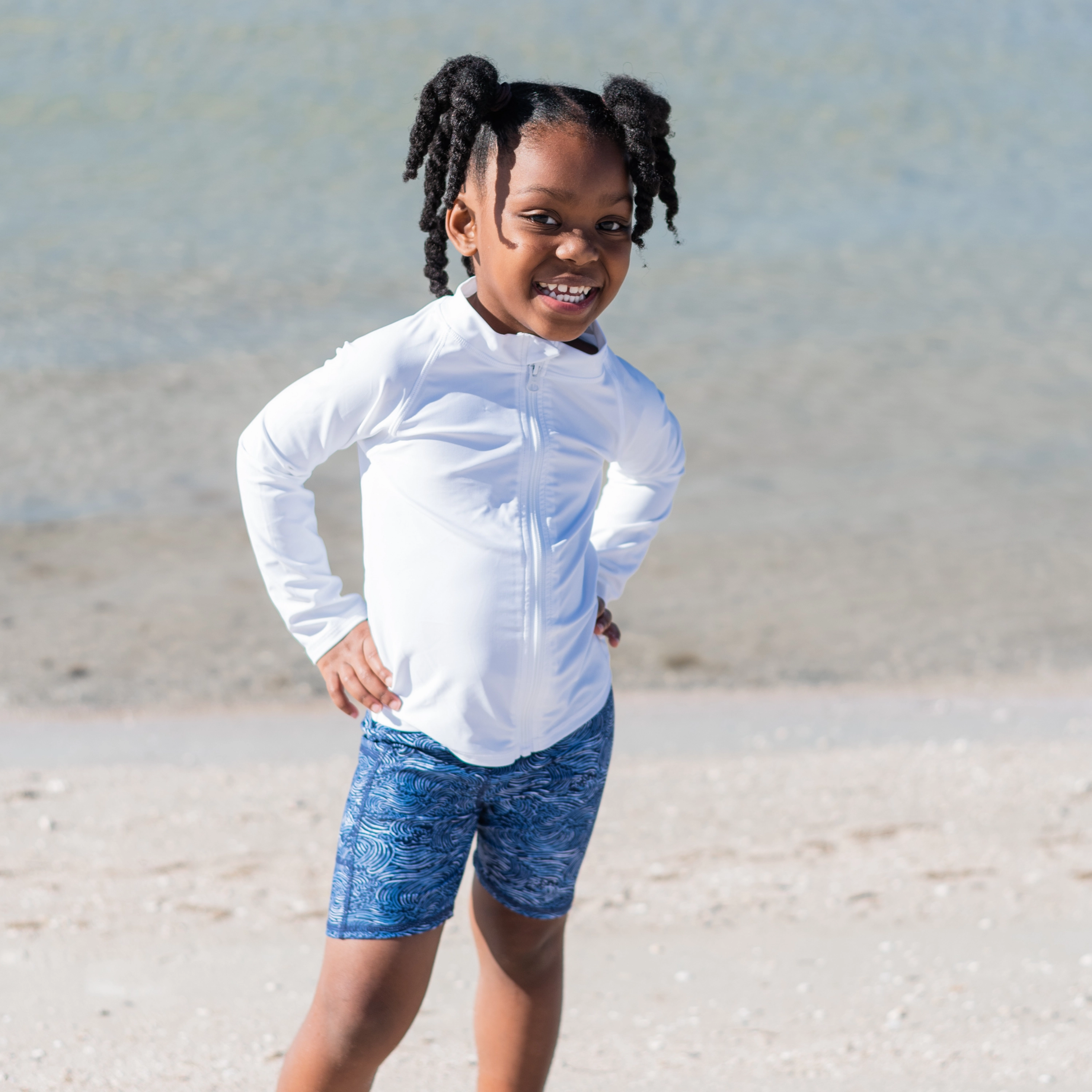 Kids Jammers Swim Shorts | "Ocean Breeze"