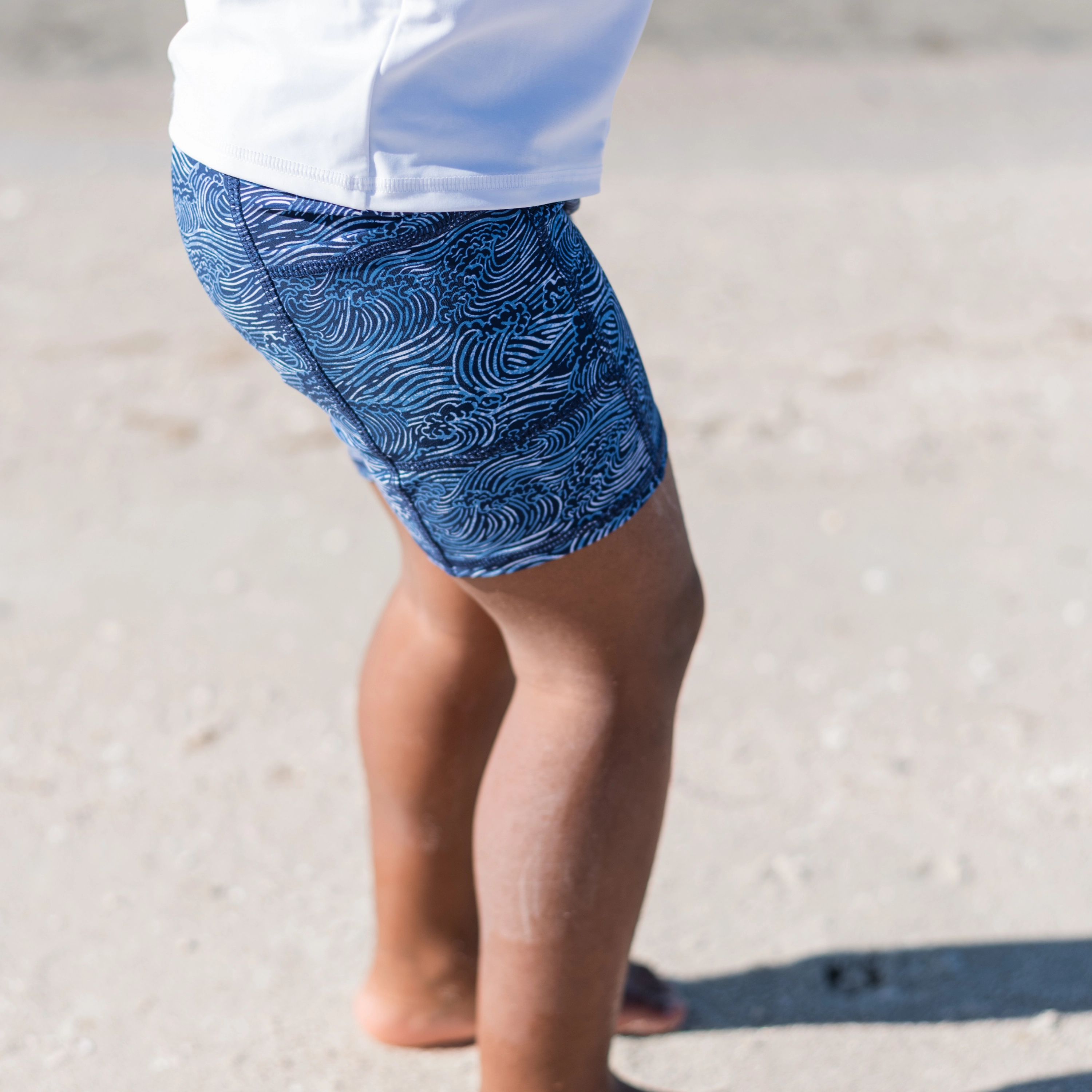 Kids Jammers Swim Shorts | "Ocean Breeze"