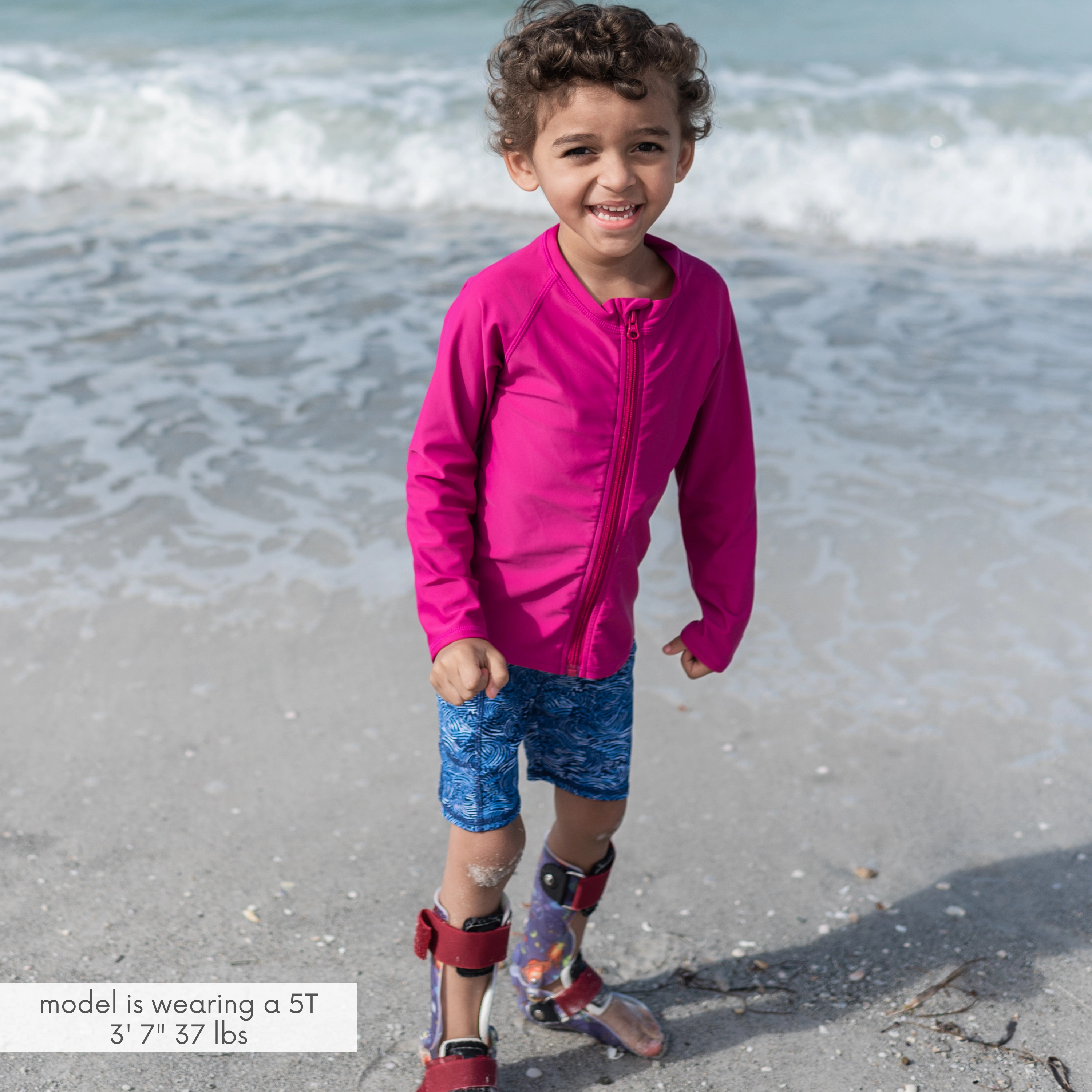 Kids Jammers Swim Shorts | "Ocean Breeze"