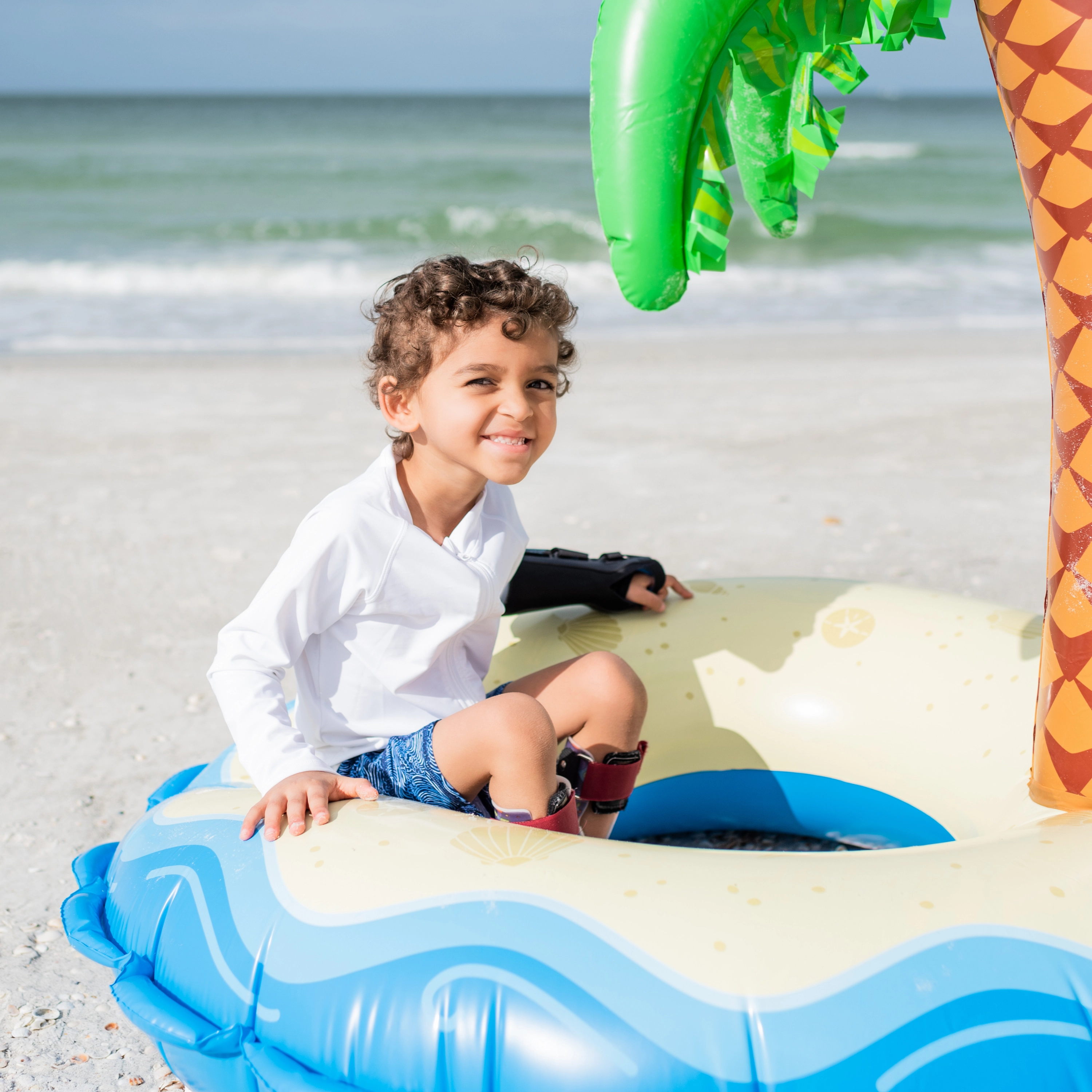 Kids Jammers Swim Shorts | "Ocean Breeze"