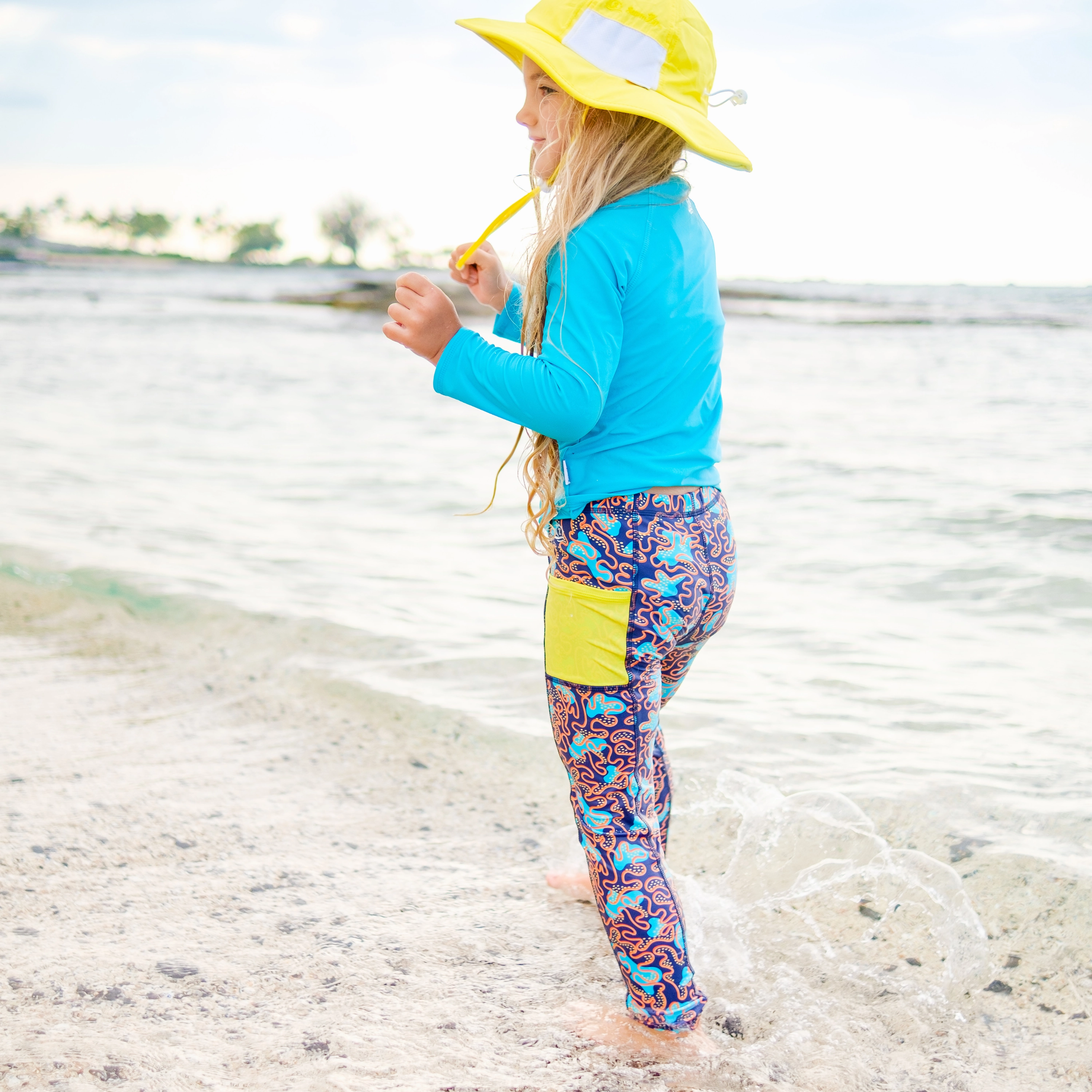 Kids Swim Pants | "Deep Dive"