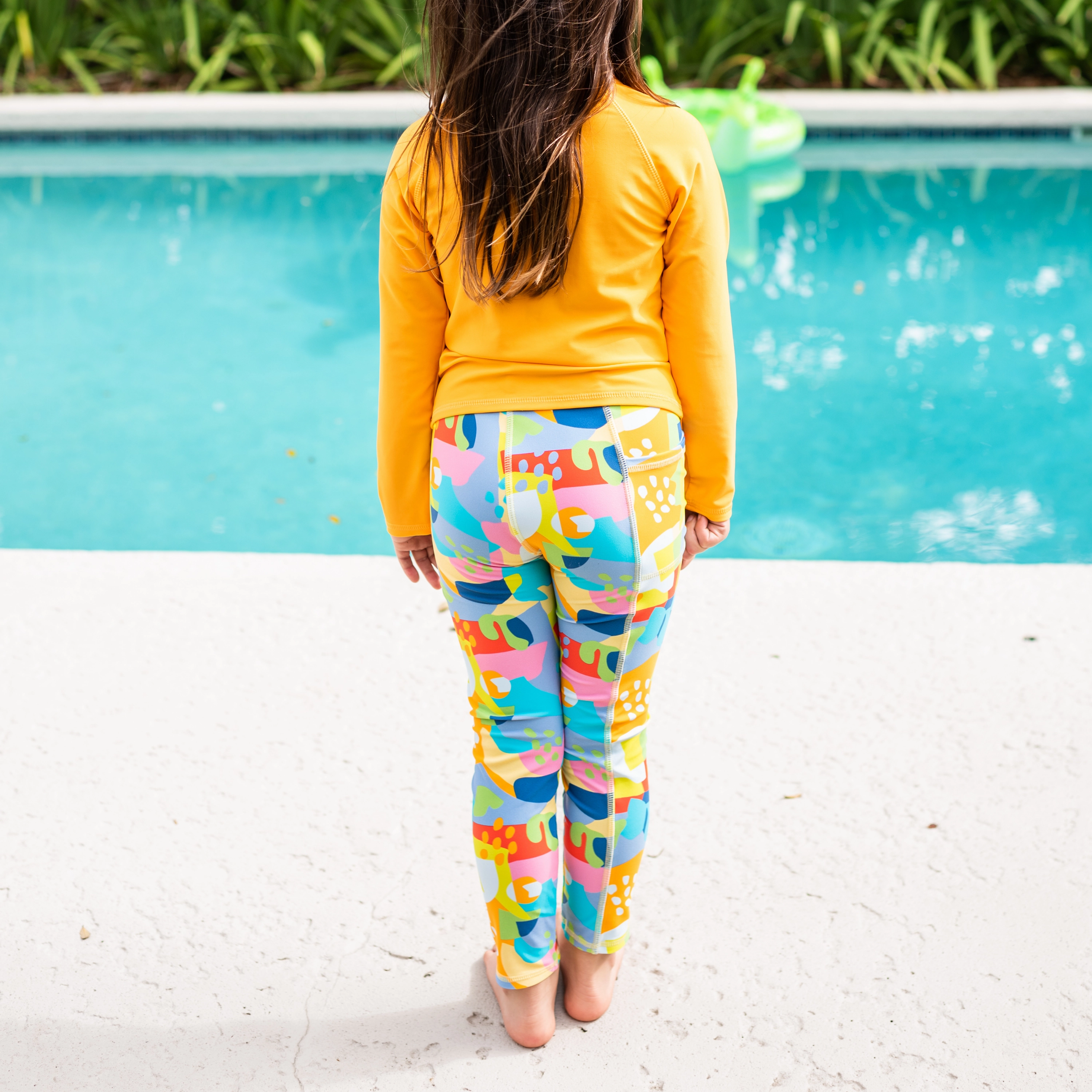 Kids Swim Pants | "Joyful"