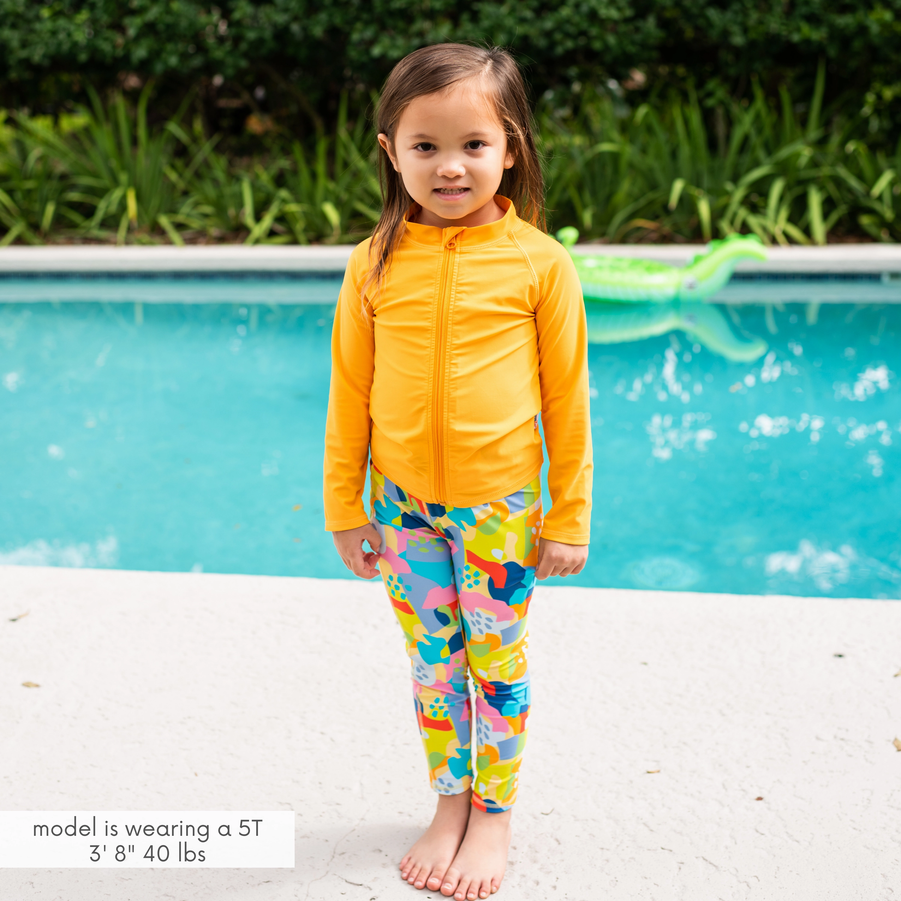 Kids Swim Pants | "Joyful"
