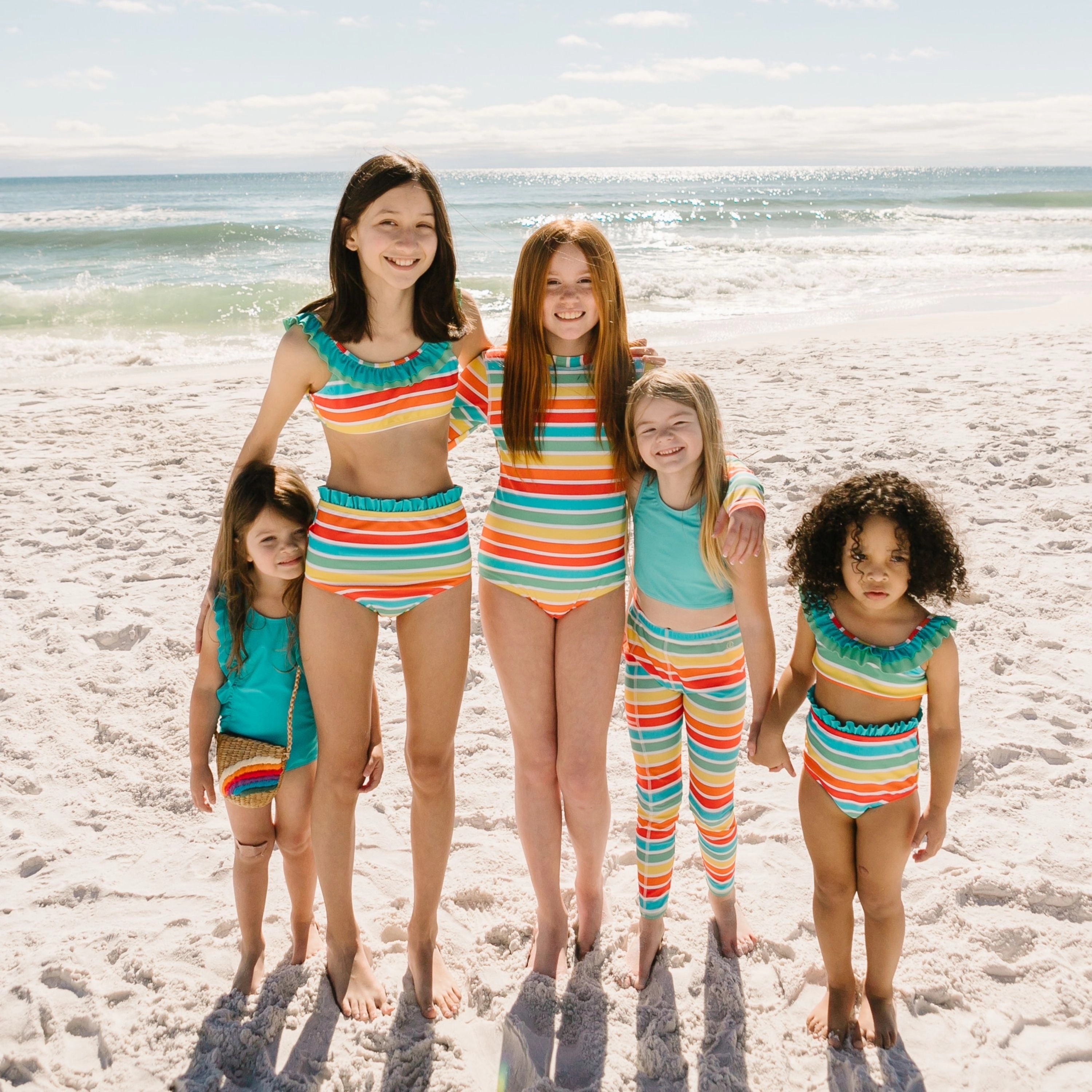 Kids Swim Pants | "Rainbow"
