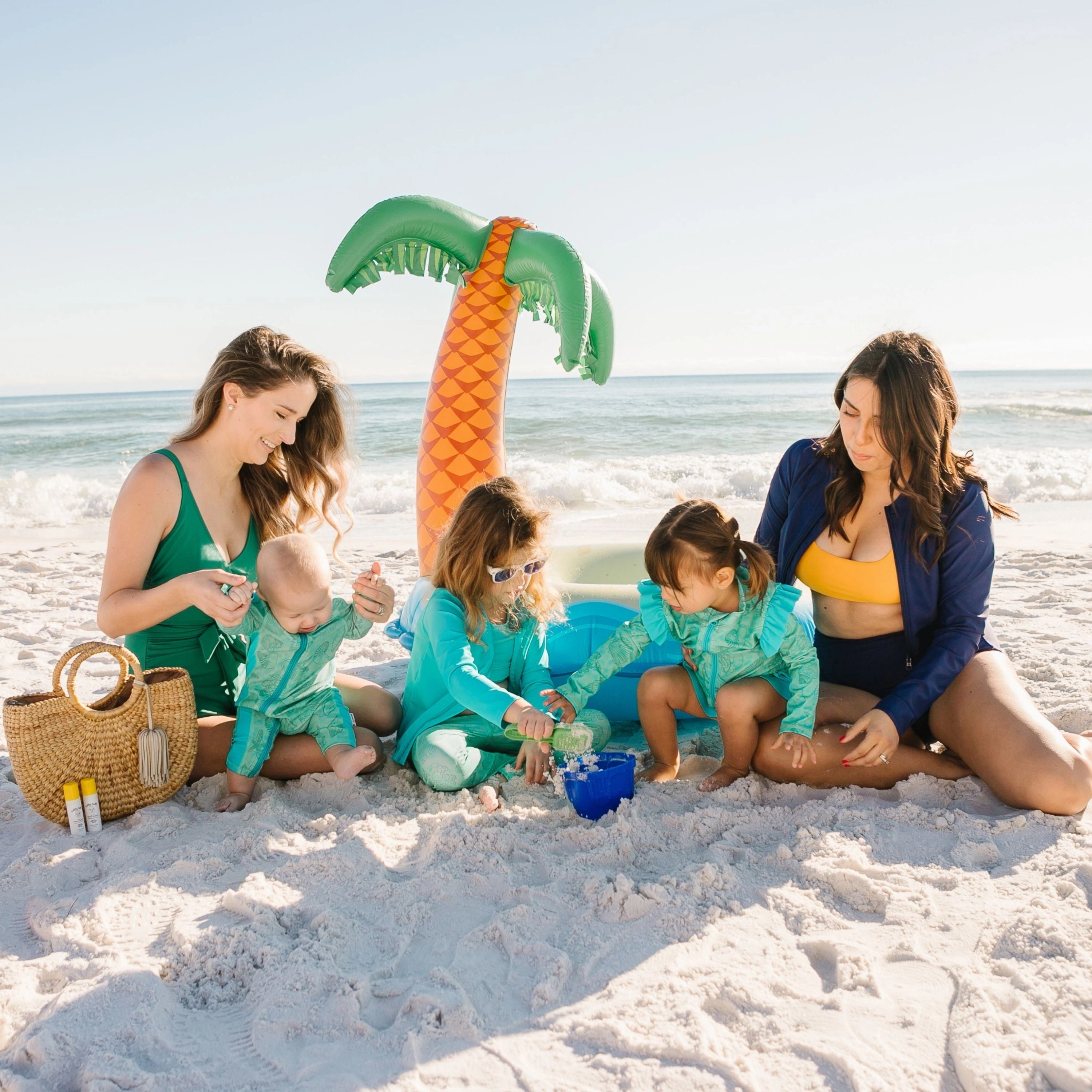 Kids Swim Pants | "Seashell"
