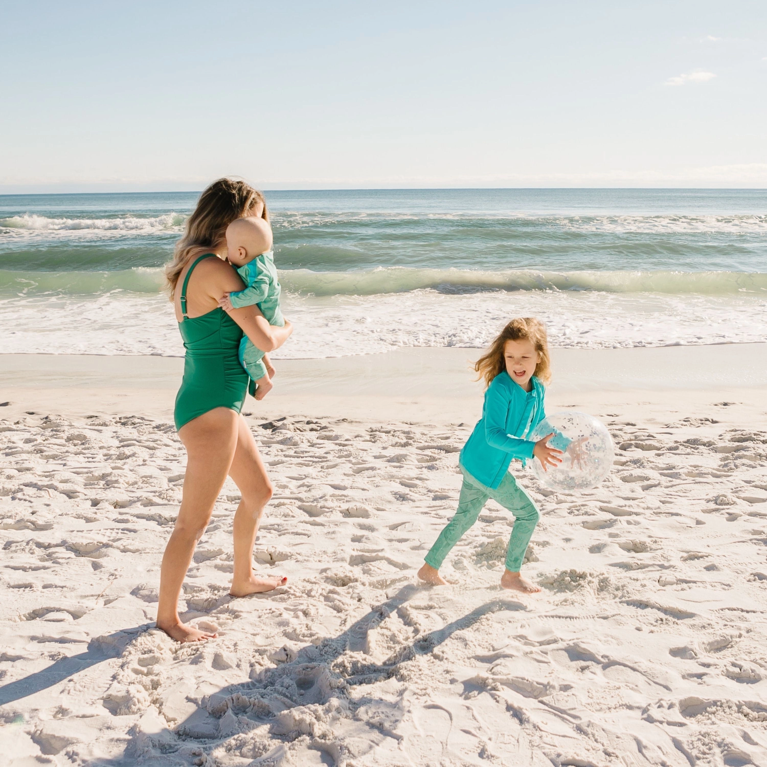 Kids Swim Pants | "Seashell"