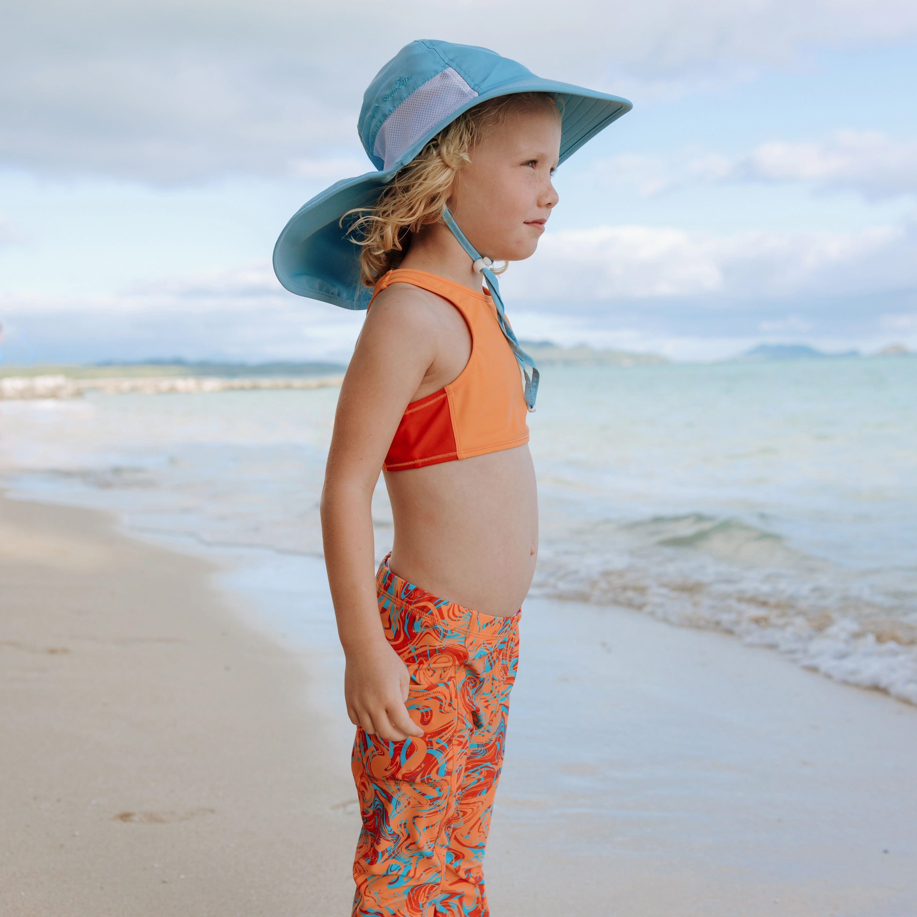 Kids Swim Pants | "Swirl"