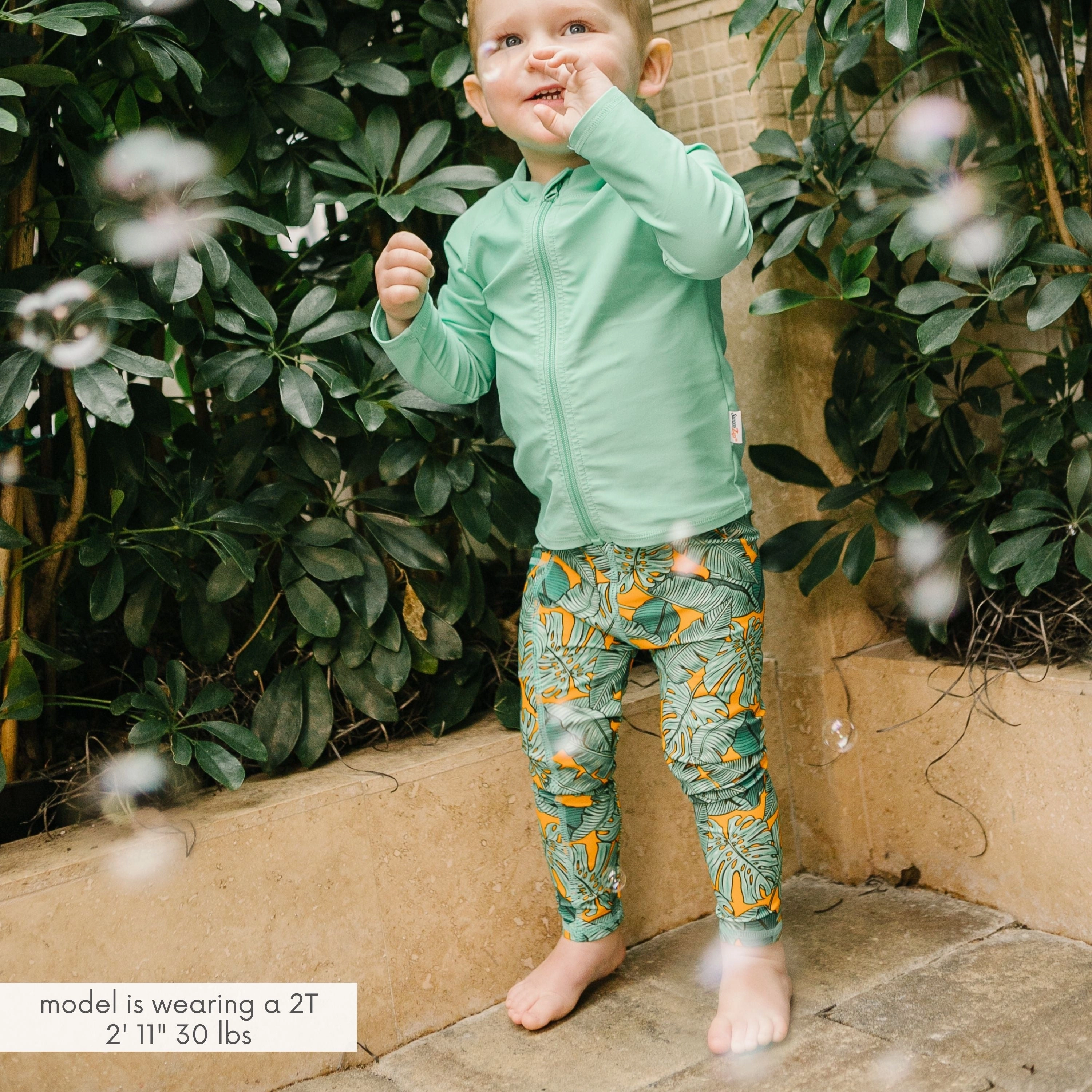 Kids Swim Pants | "The Tropics"