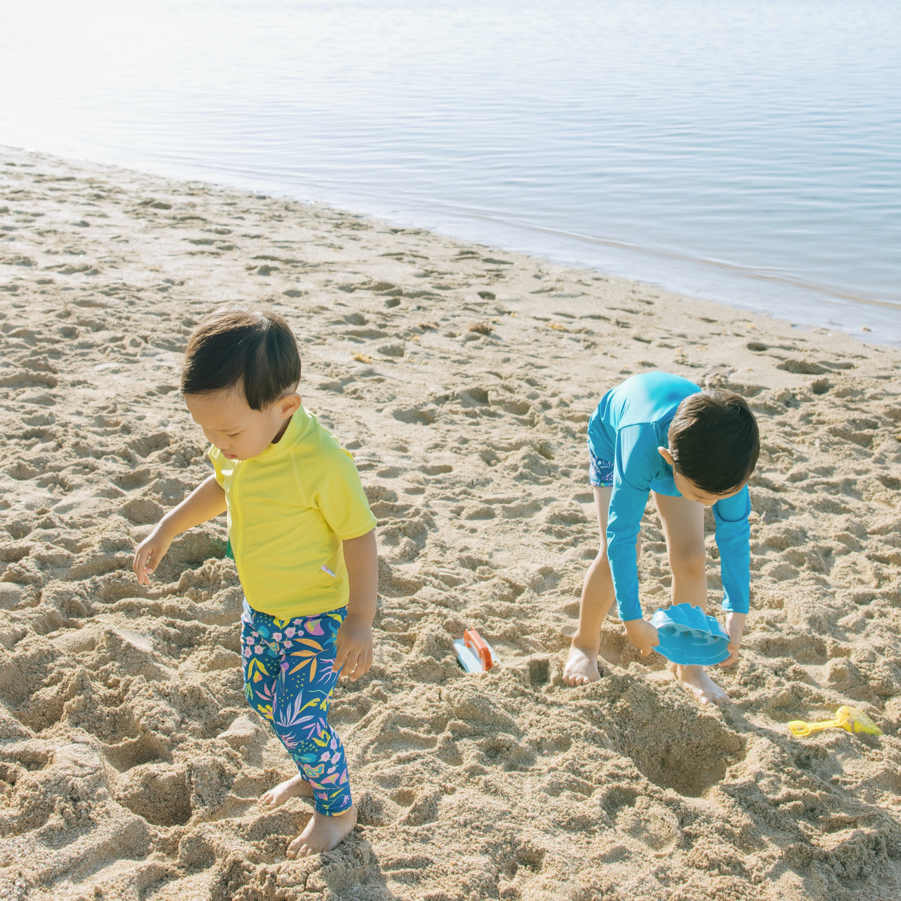 Kids Swim Pants | "Tropadelic"