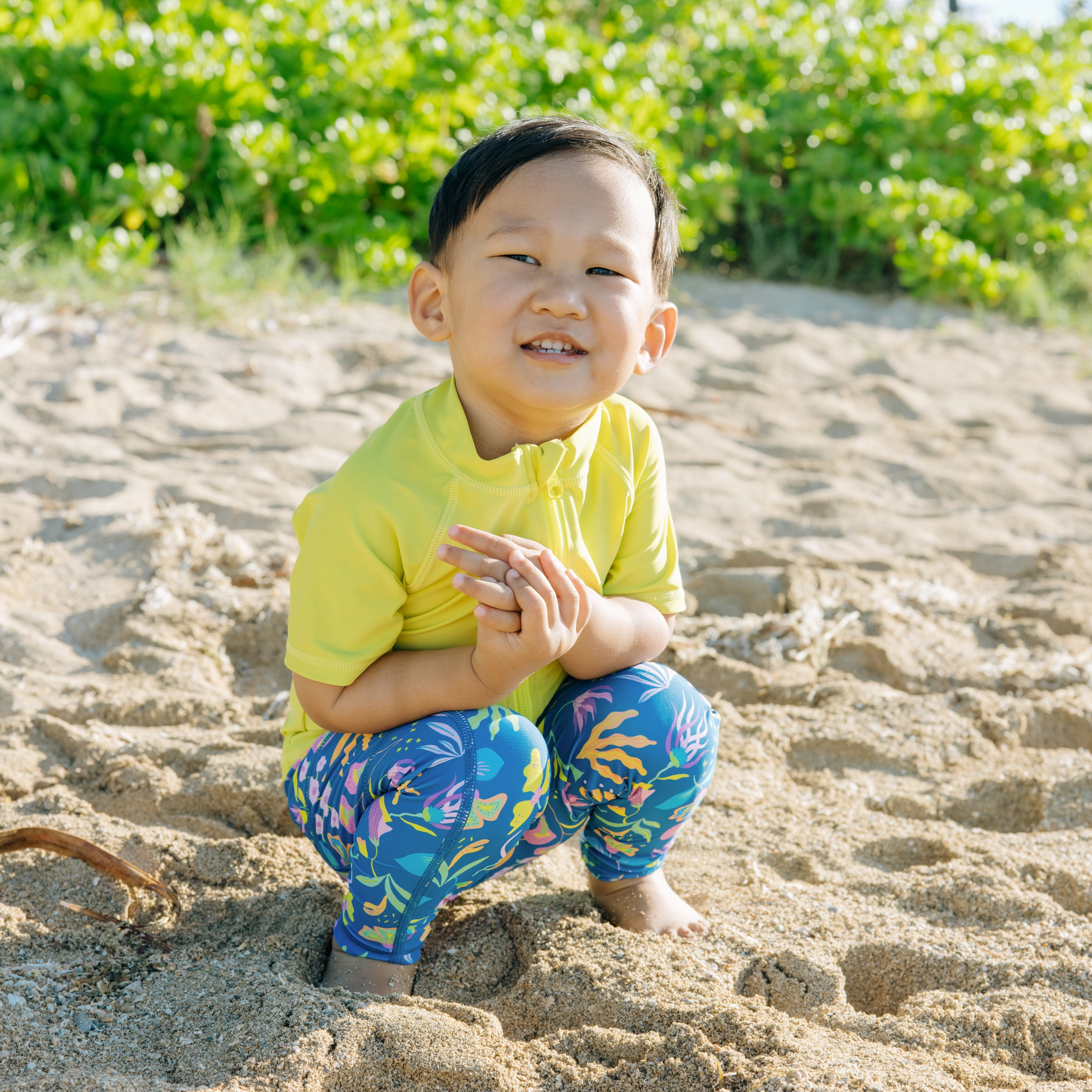 Kids Swim Pants | "Tropadelic"