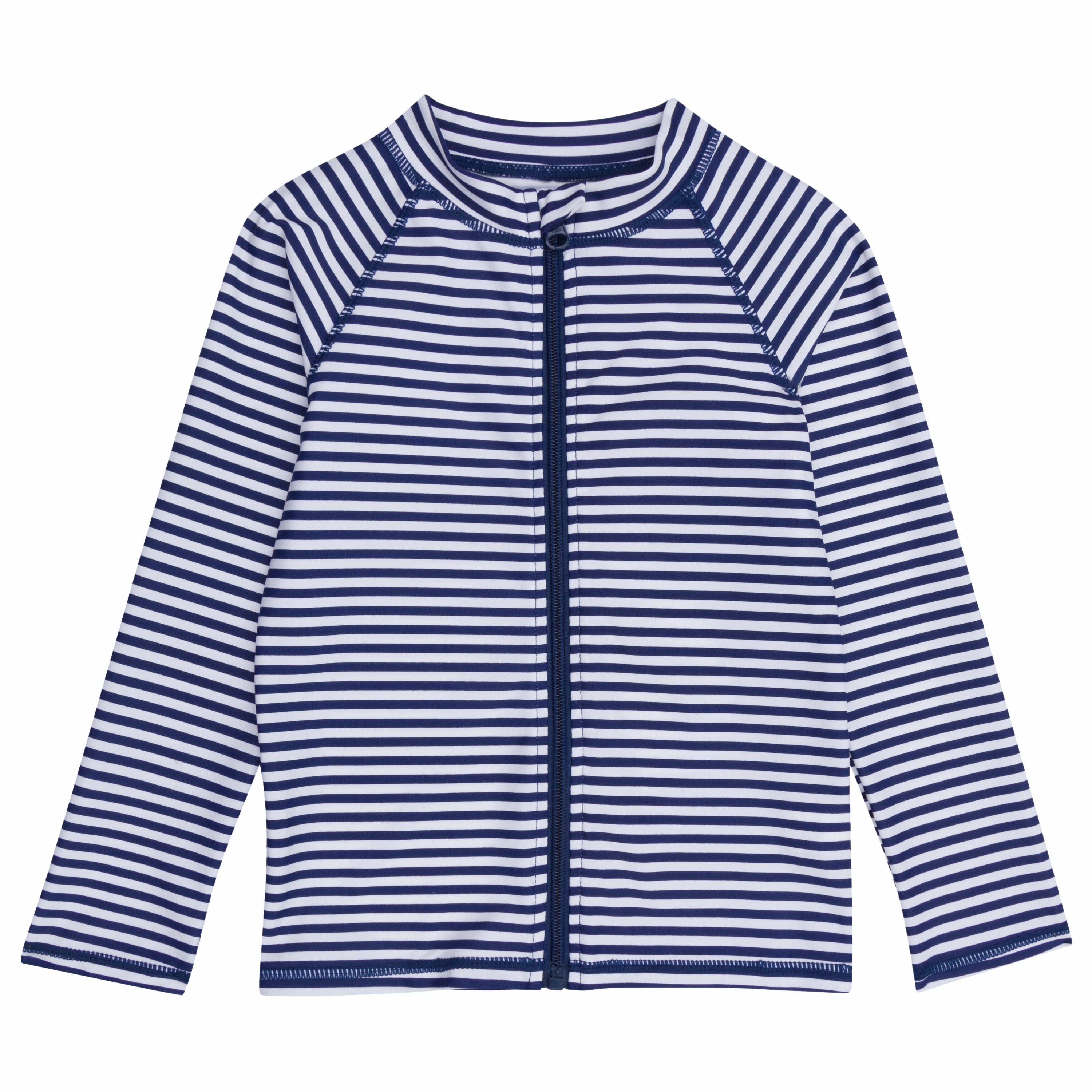 Kids UPF 50  Long Sleeve Zipper Rash Guard Swim Shirt | "Stunner"