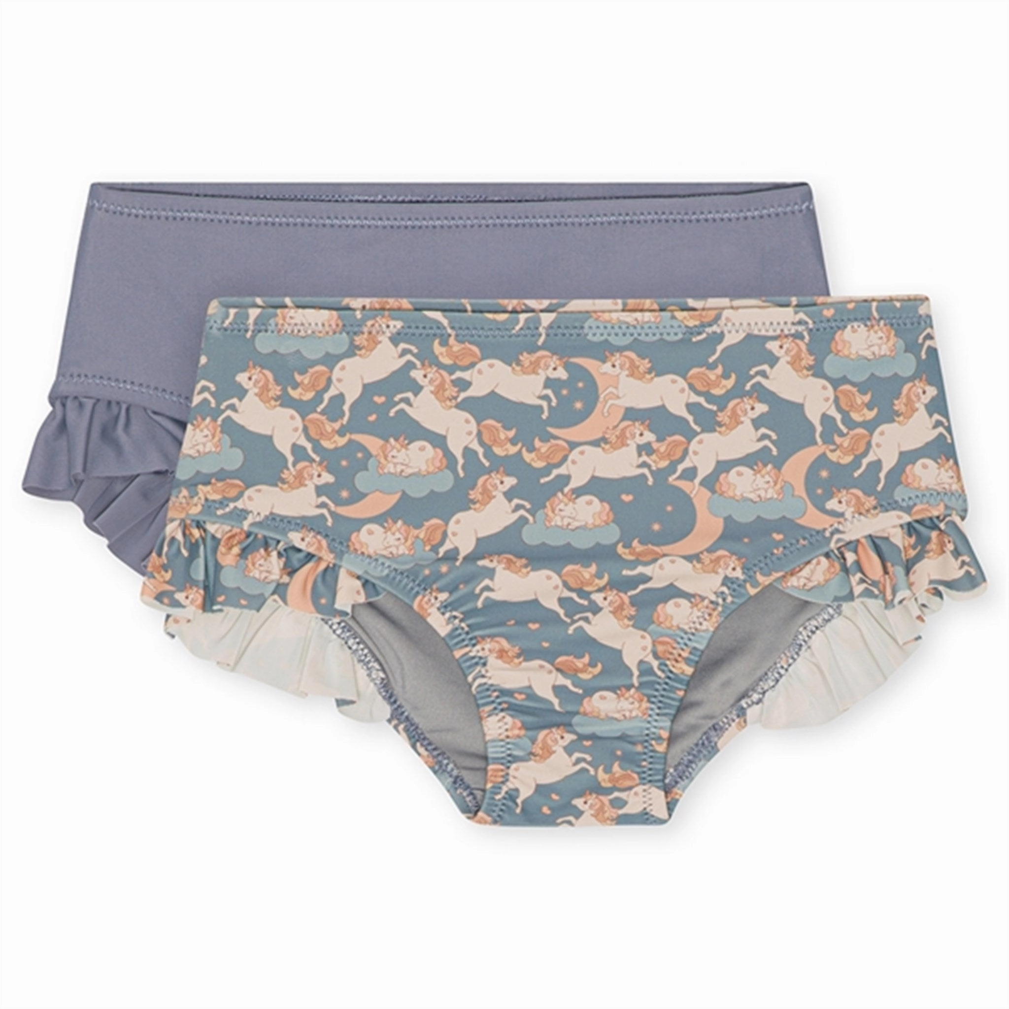 Konges Sljd Unicorn Blue Manuca Bikini Bottoms 2-pak