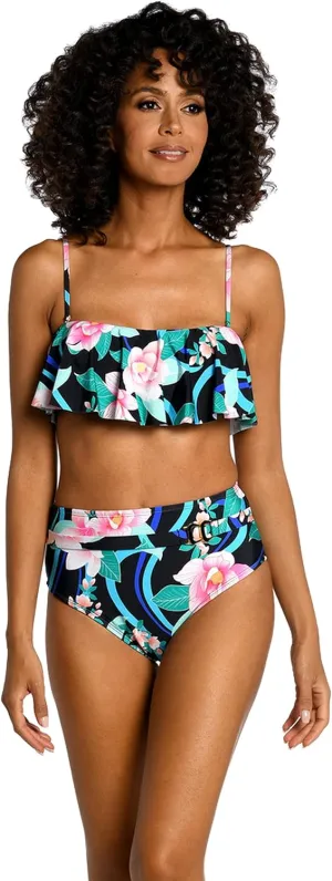 La Blanca Women's Bandeau Bikini Swimsuit Top