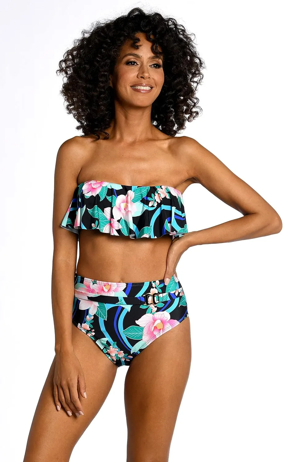 La Blanca Women's Bandeau Bikini Swimsuit Top