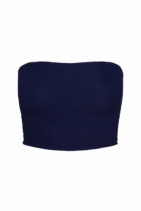 Laguna Top - Midnight Crinkle