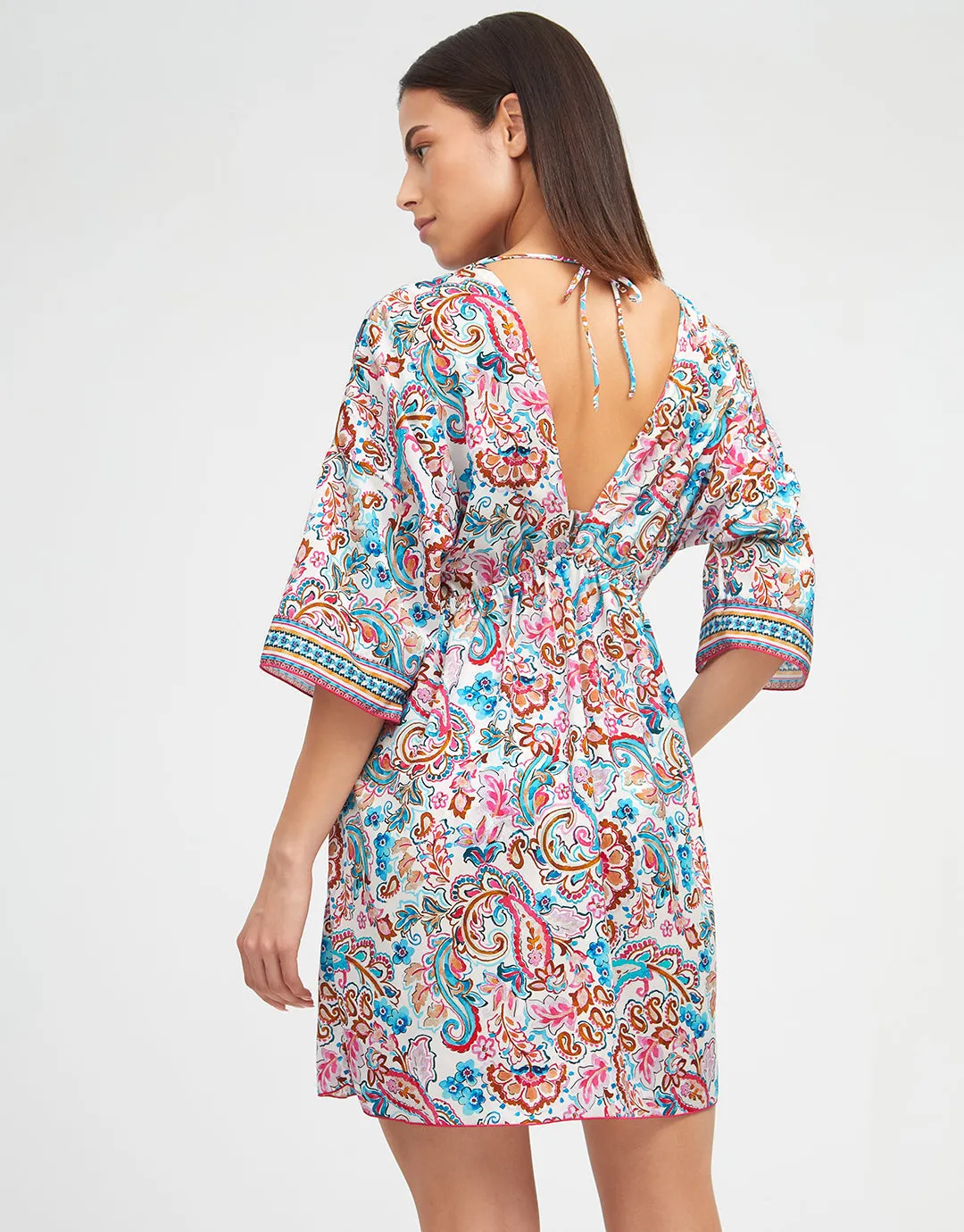 Laia Gathered Beach Dress