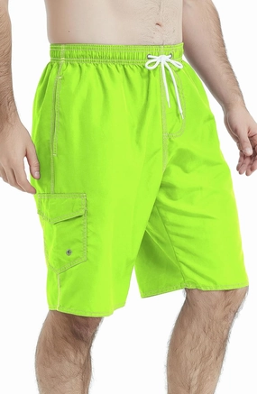 Landisun Mens Swim Trunks Board Shorts Swimsuit Swimwear Swim Shorts Bathing Suits Quick Dry with Mesh Lining