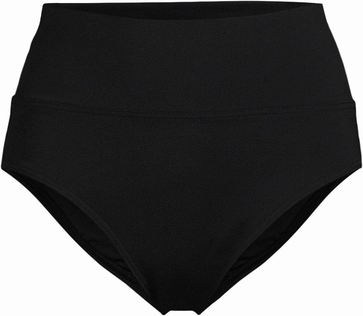 Lands' End Women's Chlorine Resistant Pinchless High Waisted Bikini Bottoms
