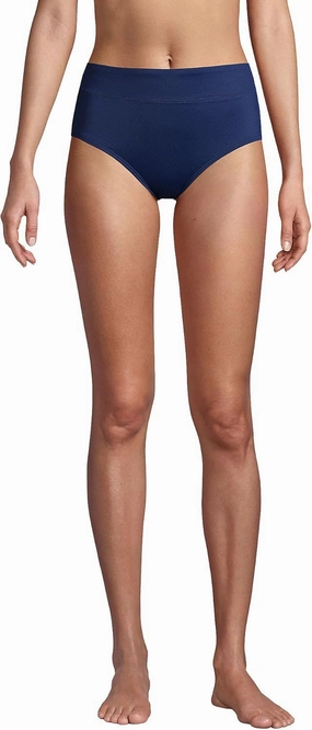 Lands' End Women's High Waisted Bikini Bottoms