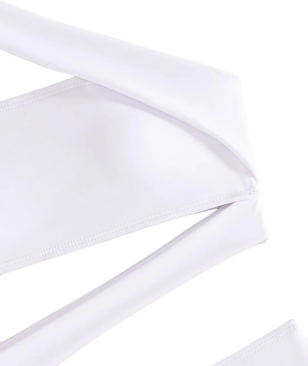 Lilosy Sexy Cutout Tube High Waist Bandeau Bathing One Piecce Swimsuit
