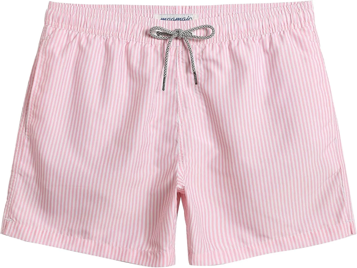 maamgic Mens Swim Trunks 5" with Mesh Lining Quick Dry Bathing Suits for Men Swim Shorts Swimwear
