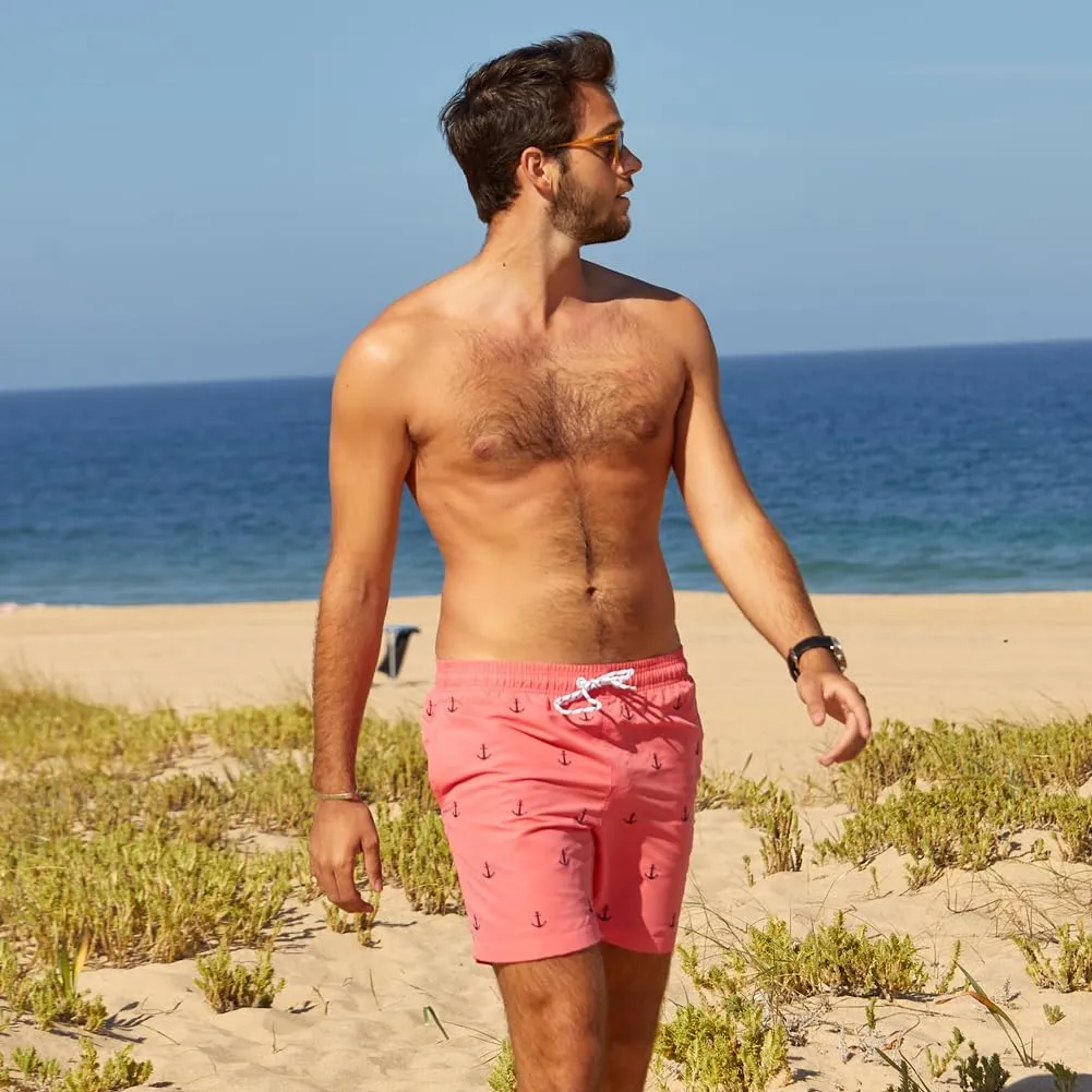 maamgic Mens Swim Trunks Quick Dry Swim Shorts with Mesh Lining Funny Swimwear Bathing Suits 7inch