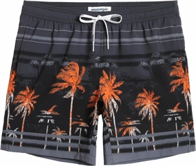 maamgic Mens 7" Stretch Swim Trunks Quick Dry Mesh Lining Swimwear Bathing Suits